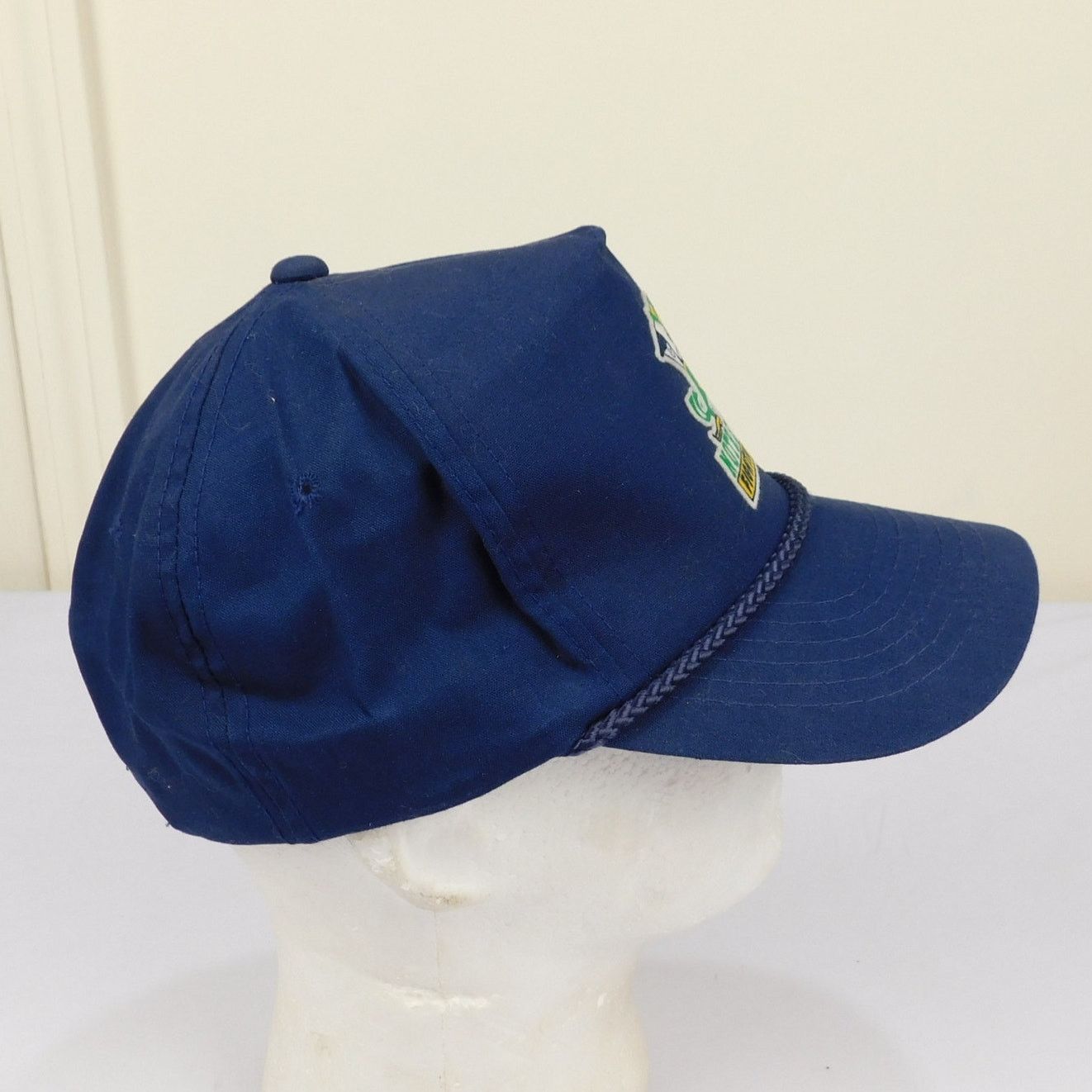 NCAA 80s Notre Dame Fightin' Irish Rope Brim Snapback Hat Size ONE SIZE - 5 Thumbnail