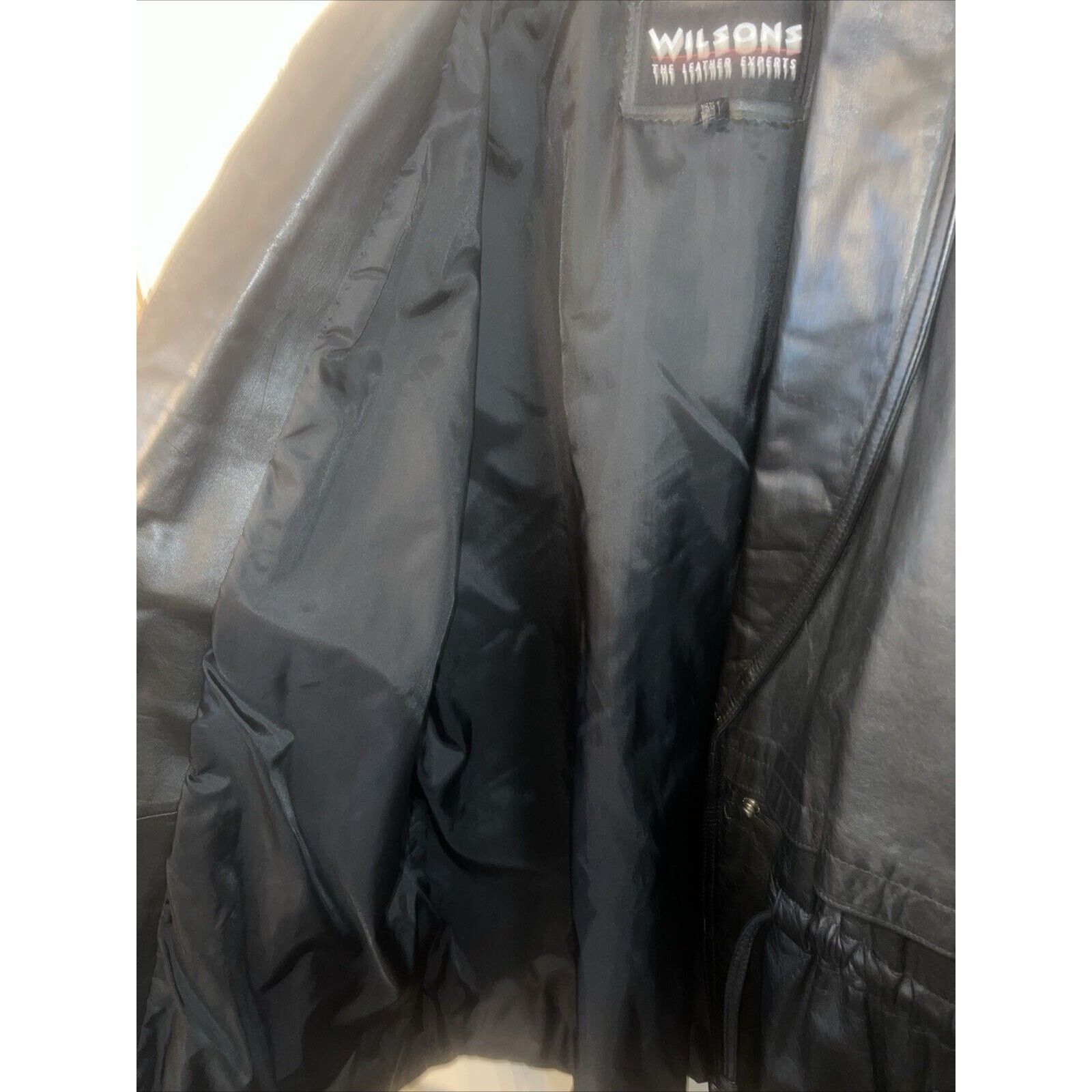 Wilsons Leather Wilsons Leather Black Adjustable Waist Jacket Women’s XL Size XL / US 12-14 / IT 48-50 - 4 Thumbnail