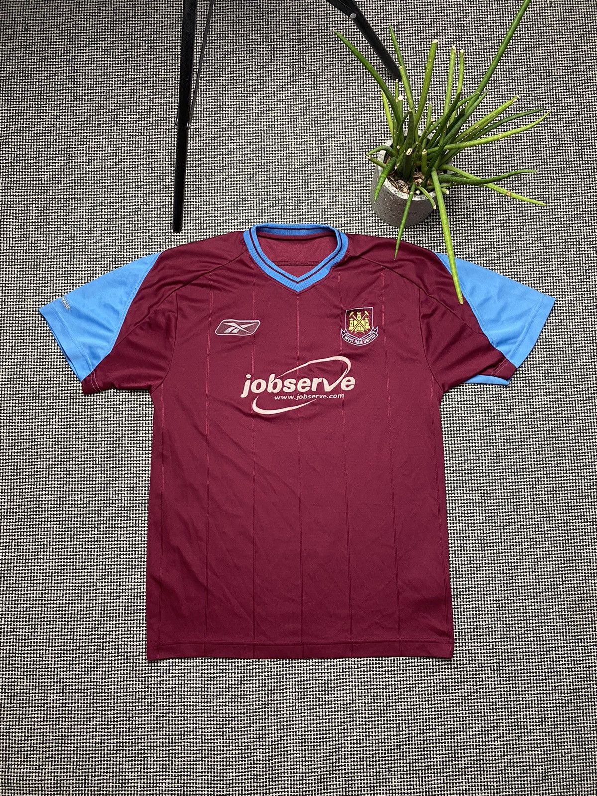 Reebok × Vintage West ham United Reebok vintage rare soccer jersey Size US S / EU 44-46 / 1 - 2 Thumbnail