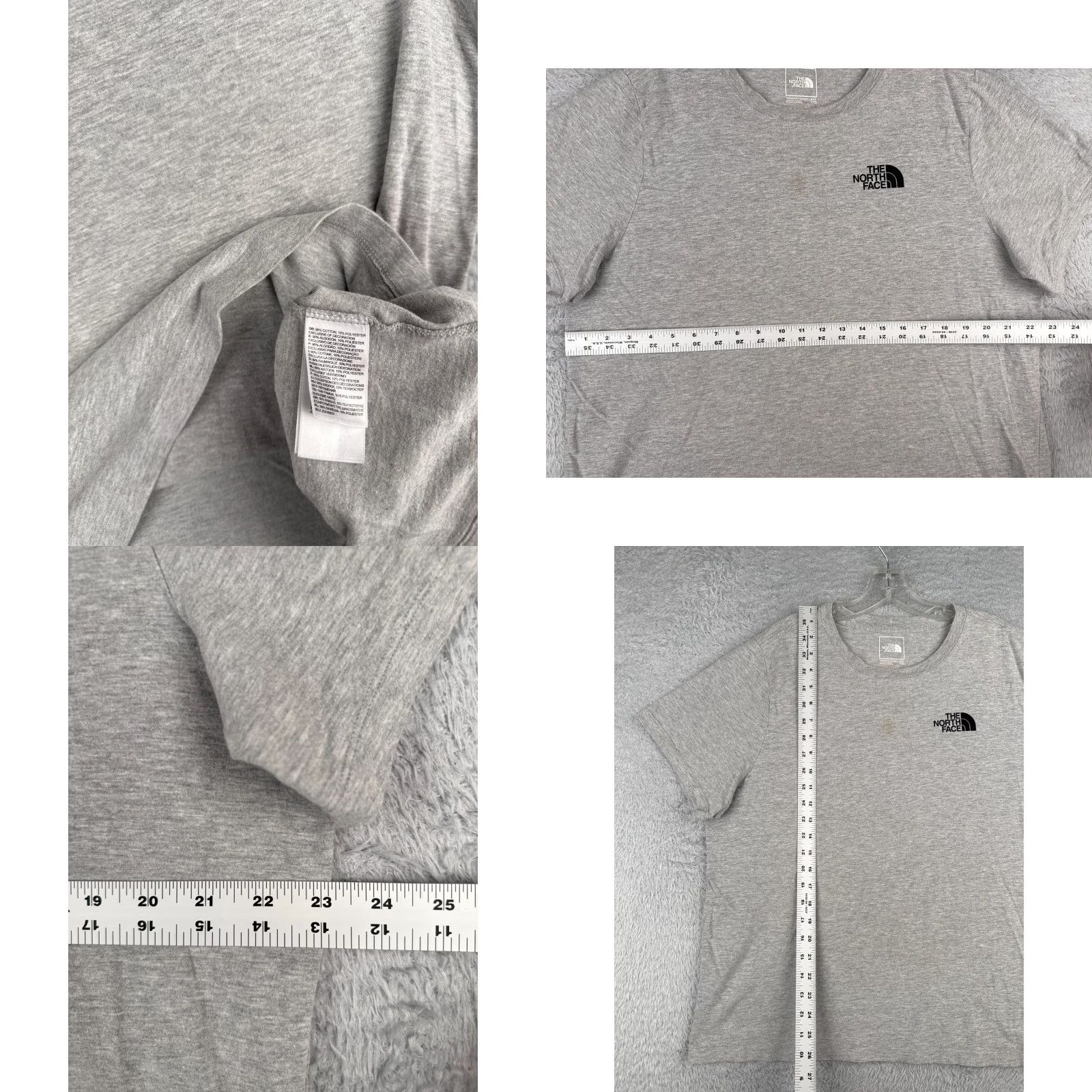 The North Face The North Face Women's 2XL Gray Short Sleeve Cotton Blend T-Shirt Womens Size XXL / US 16-18 / IT 52-54 - 8 Thumbnail