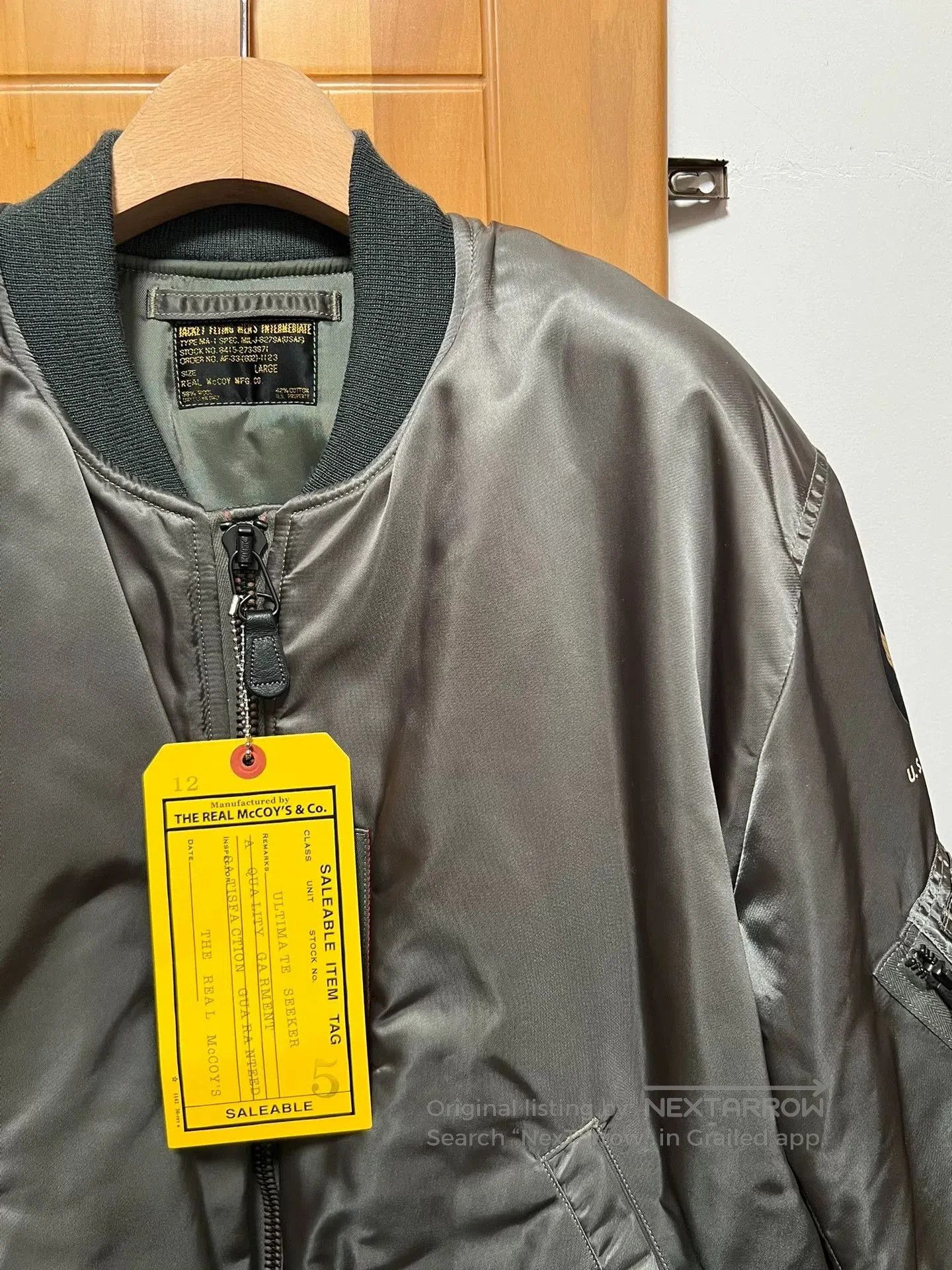 The Real McCoy's Real McCoy MA-1 J-8279 Flight Jacket. Size US L / EU 52-54 / 3 - 2 Thumbnail