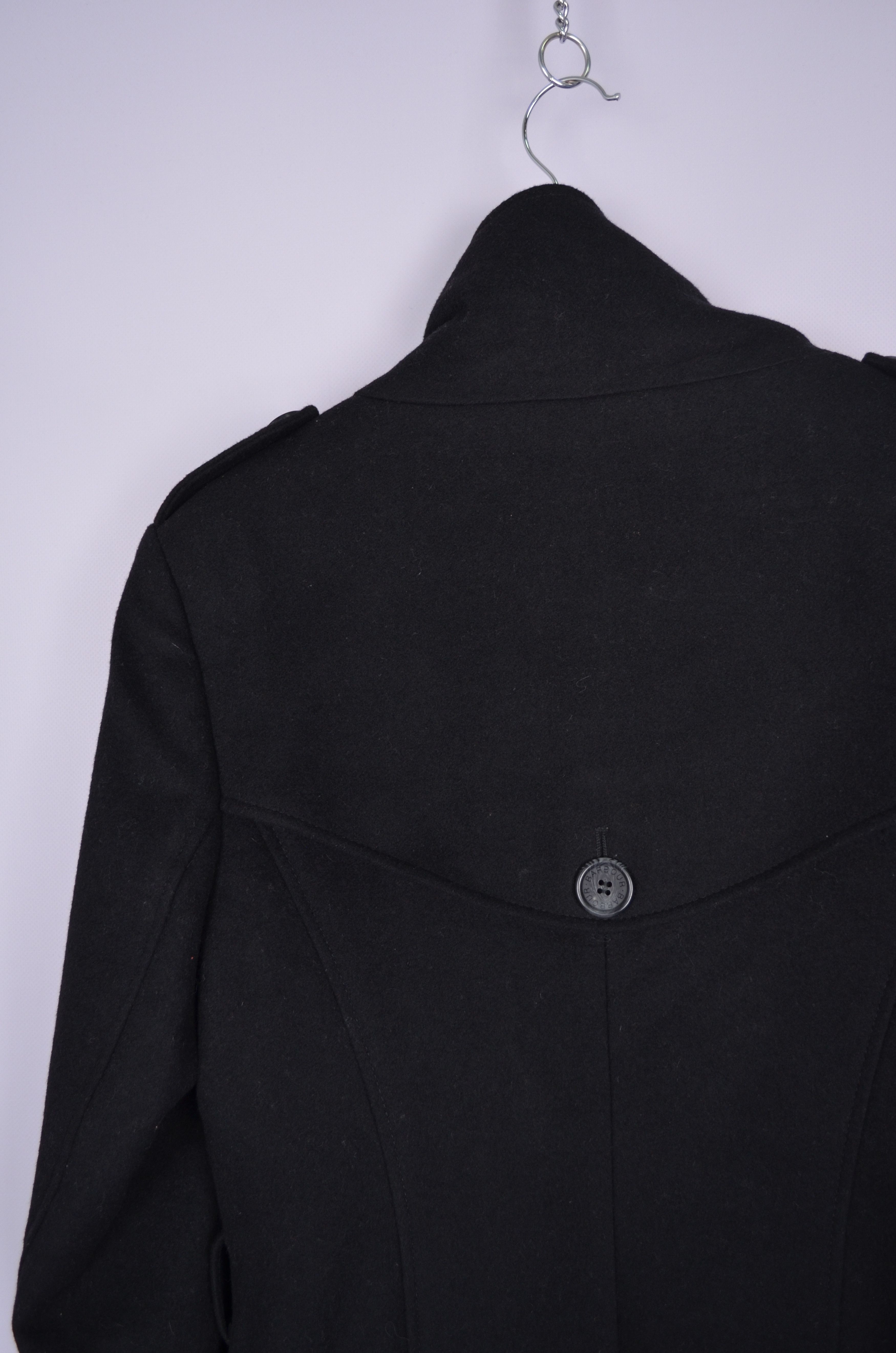 Barbour × Designer Barbour Madge Coat Jacket Wool and Cashmere UK10 US6 NO BELT Size M / US 6-8 / IT 42-44 - 7 Thumbnail
