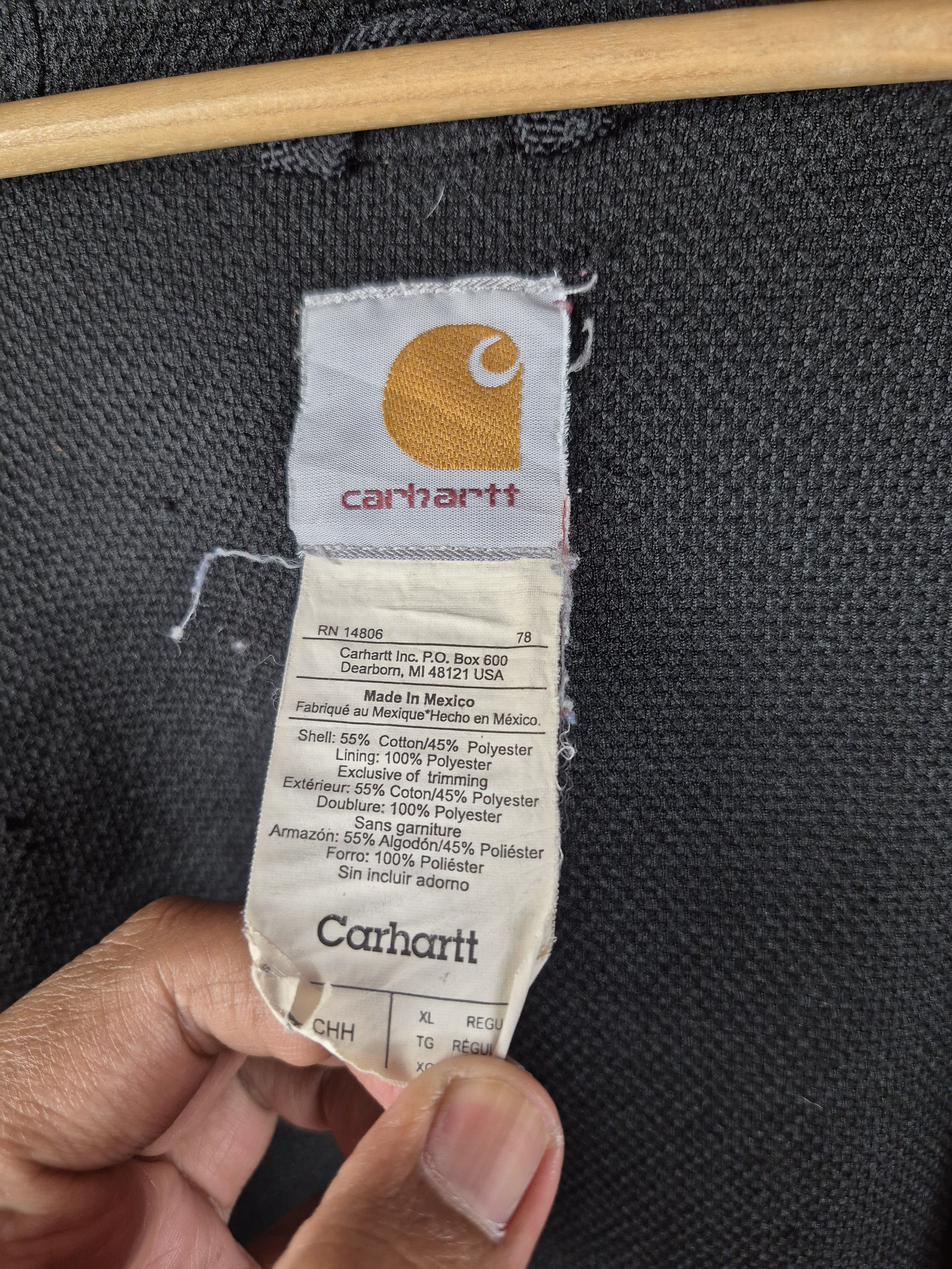 Carhartt 🔥 Carhartt Active Jacket Hoodie Sweater Size US XL / EU 56 / 4 - 19 Thumbnail