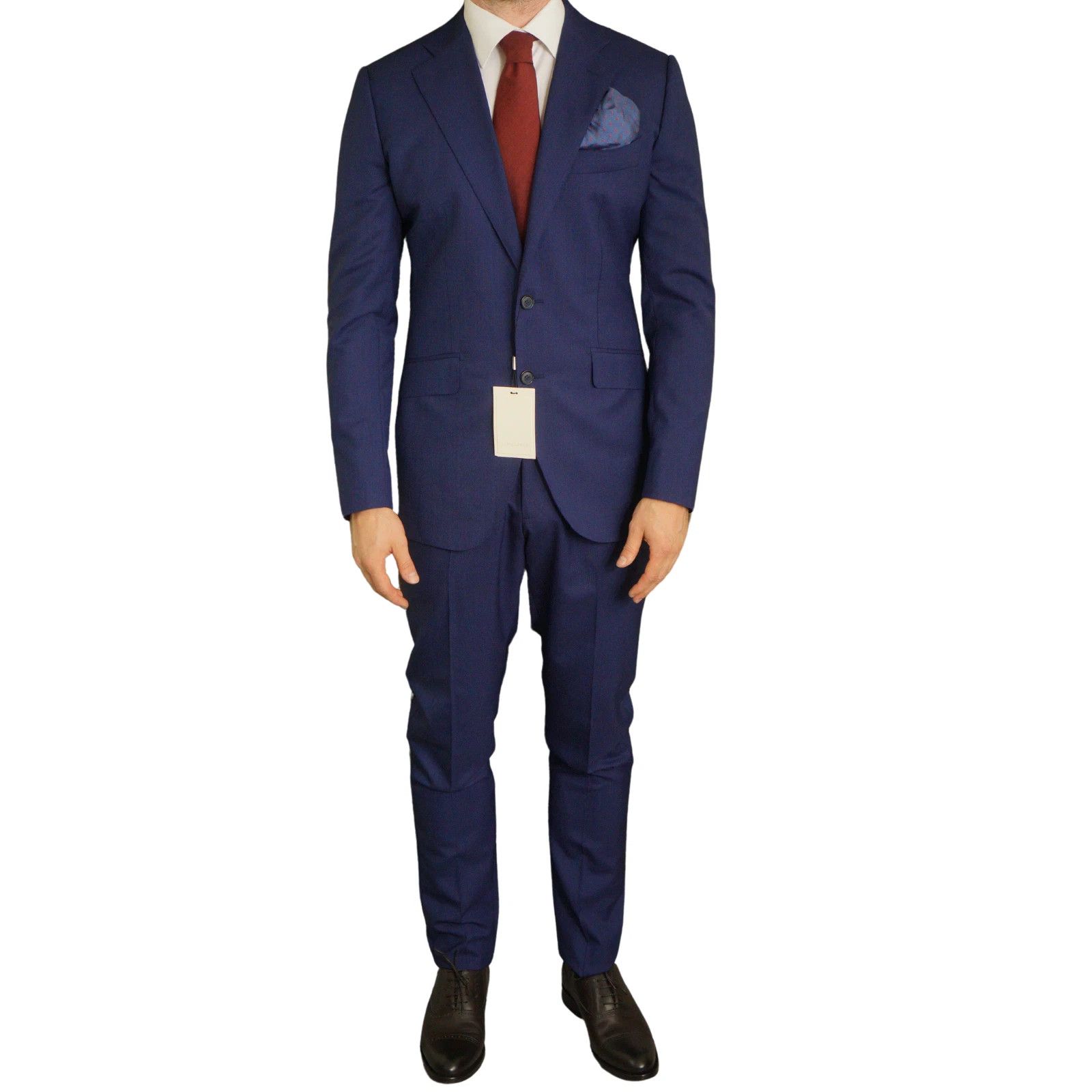 Suitsupply Men Suitsupply Suit La Spalla Wool Vitale Barberis Blue US38 Size 38R - 1 Thumbnail