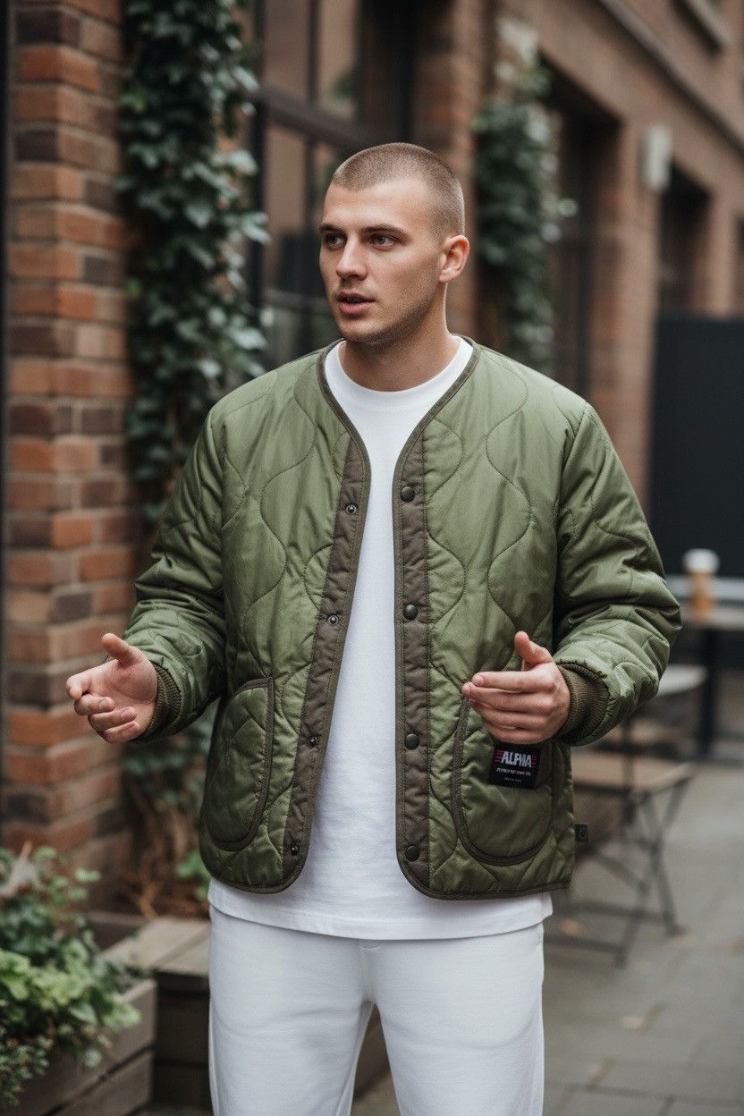Alpha Industries Alpha Industries ALS/92 Field Coat Liner in olive drab Size US L / EU 52-54 / 3 - 14 Thumbnail