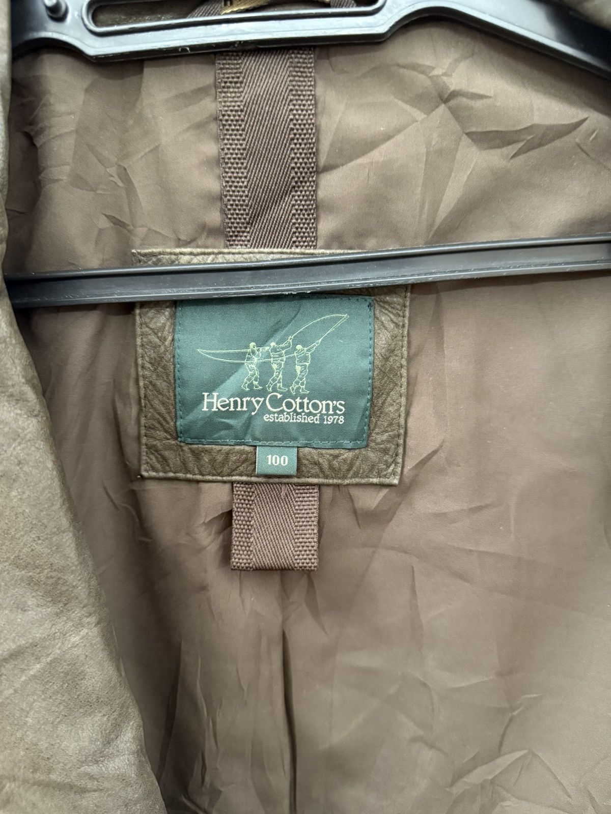 Genuine Leather × Henry Cotton's HENRY COTTON CASUAL JACKET SOFT LEATHER Size US M / EU 48-50 / 2 - 8 Thumbnail
