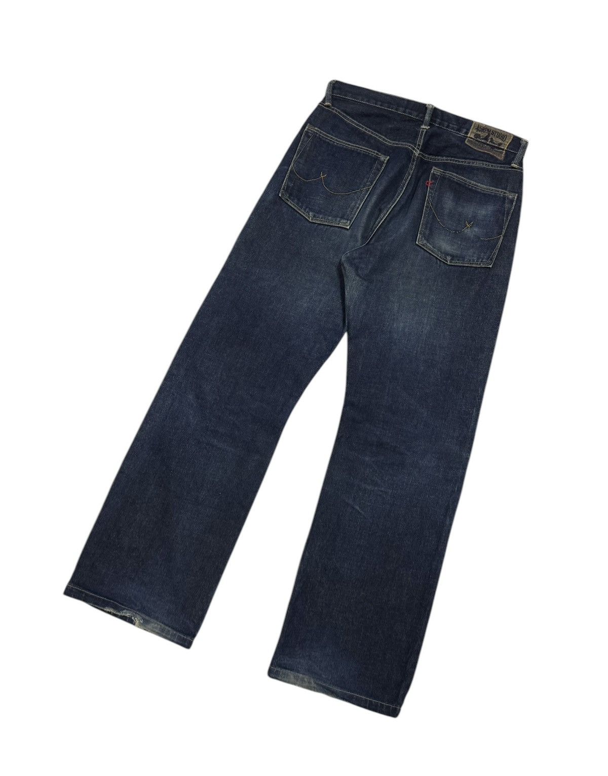 45rpm Vtg🔥90’s 45rpm Studio Straight Cut Indigo Jeans Size US 32 / EU 48 - 19 Thumbnail