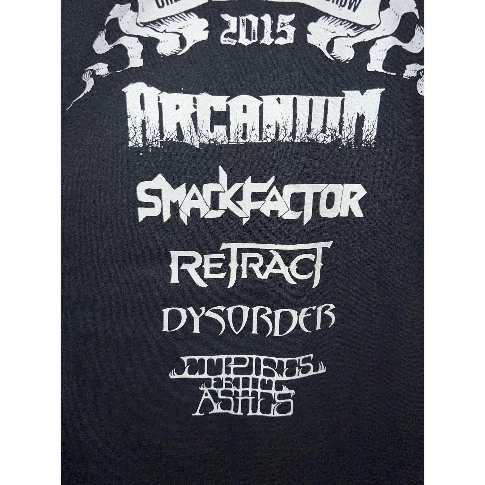 Gildan 2015 Huwig Benefit Show Arcanium Retract Band Shirt M Medium Size US M / EU 48-50 / 2 - 8 Thumbnail