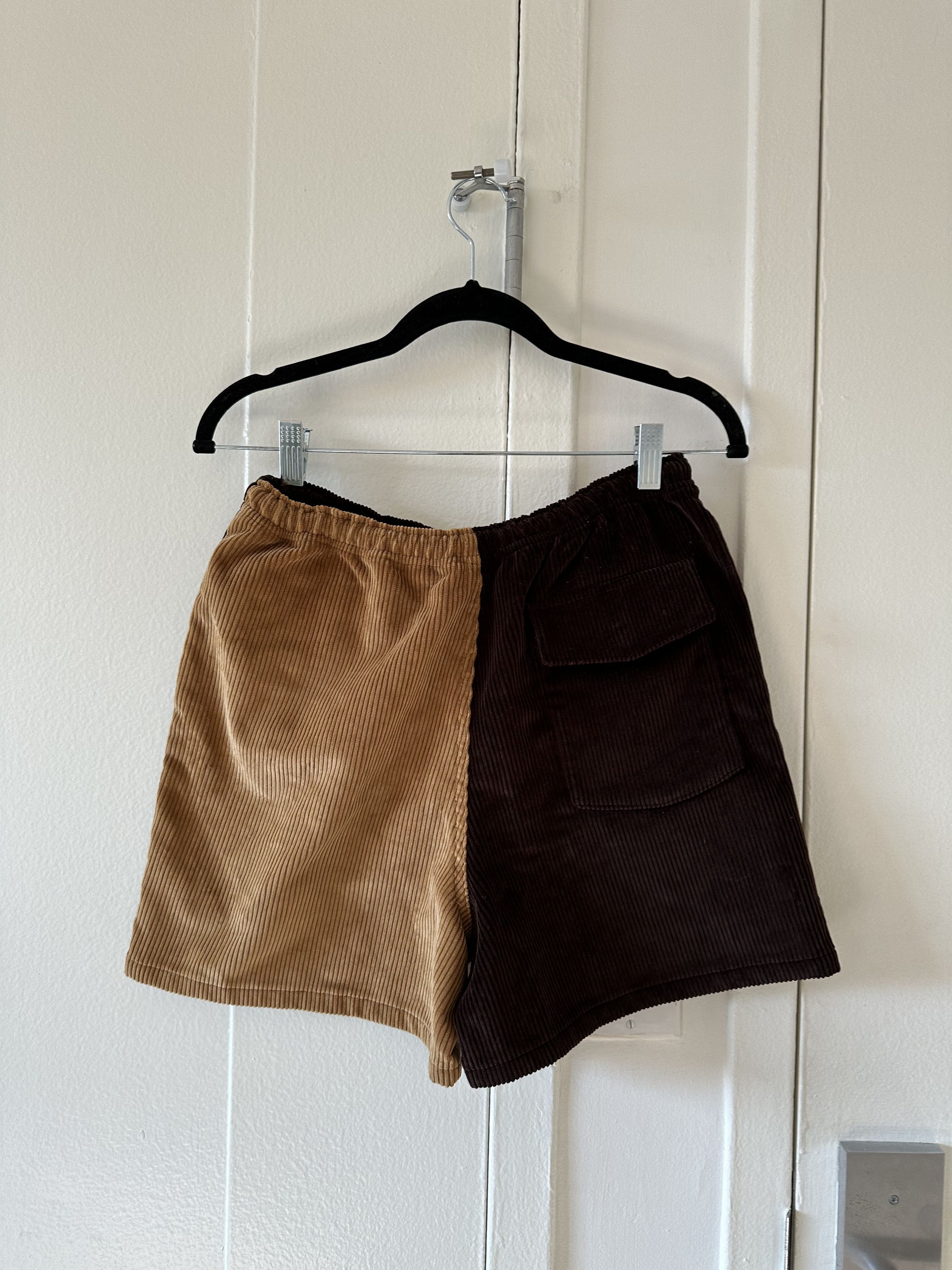 Noah Noah Corduroy Two Tone Winged Foot Shorts Size US 31 - 3 Thumbnail
