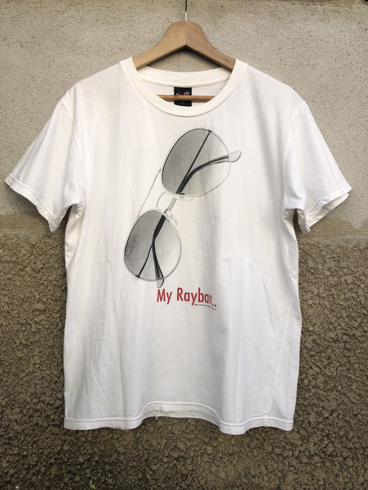 RayBan × Vintage Rare‼️ Vintage Rayban Bootleg Tshirt Size US M / EU 48-50 / 2 - 2 Thumbnail