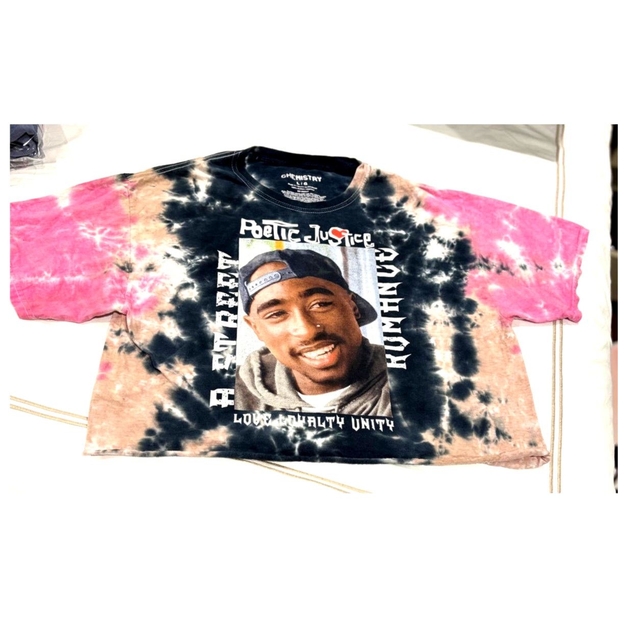 Chemistry Tupac Poetic Justice Tie Dye Graphic Tee Unisex Lg Rap Tee Size US L / EU 52-54 / 3 - 1 Thumbnail