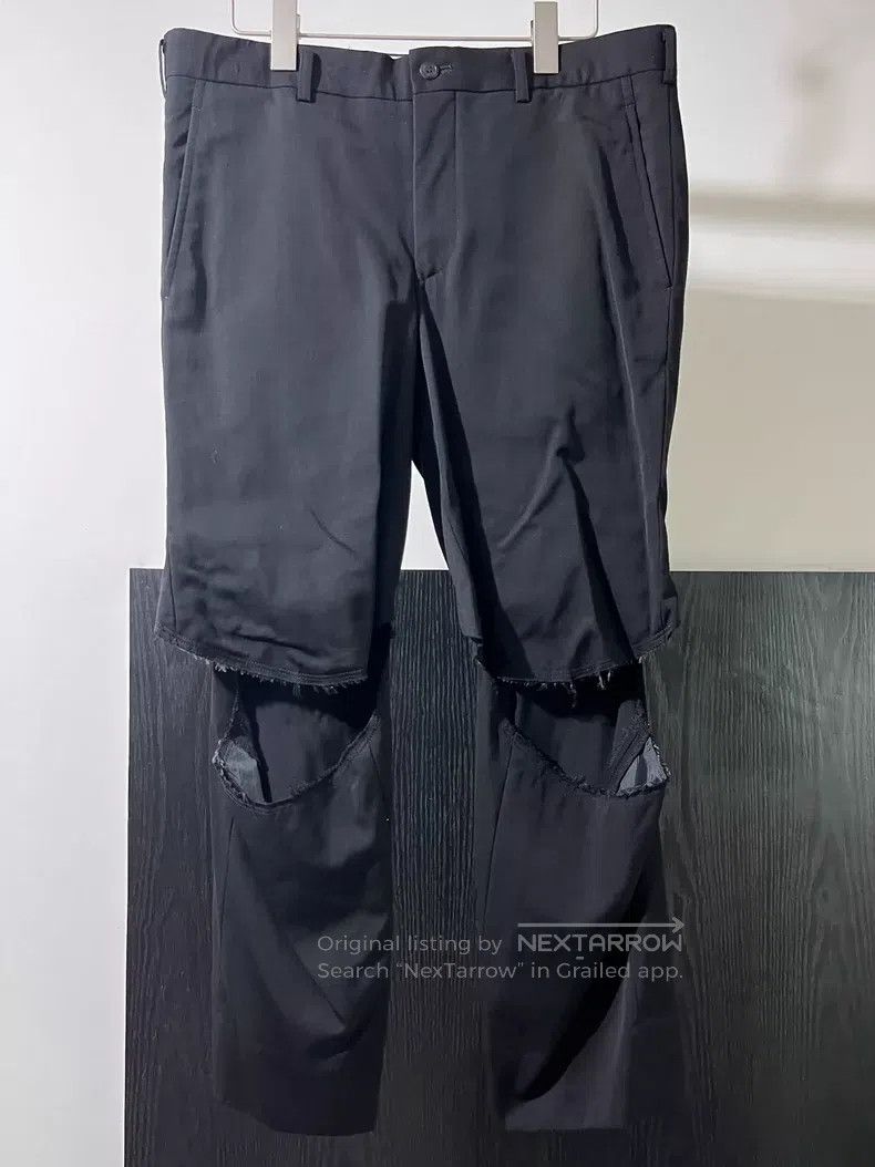 Comme des Garcons Comme Des Garcons size M CDG distressed trousers Size US 27 - 1 Thumbnail