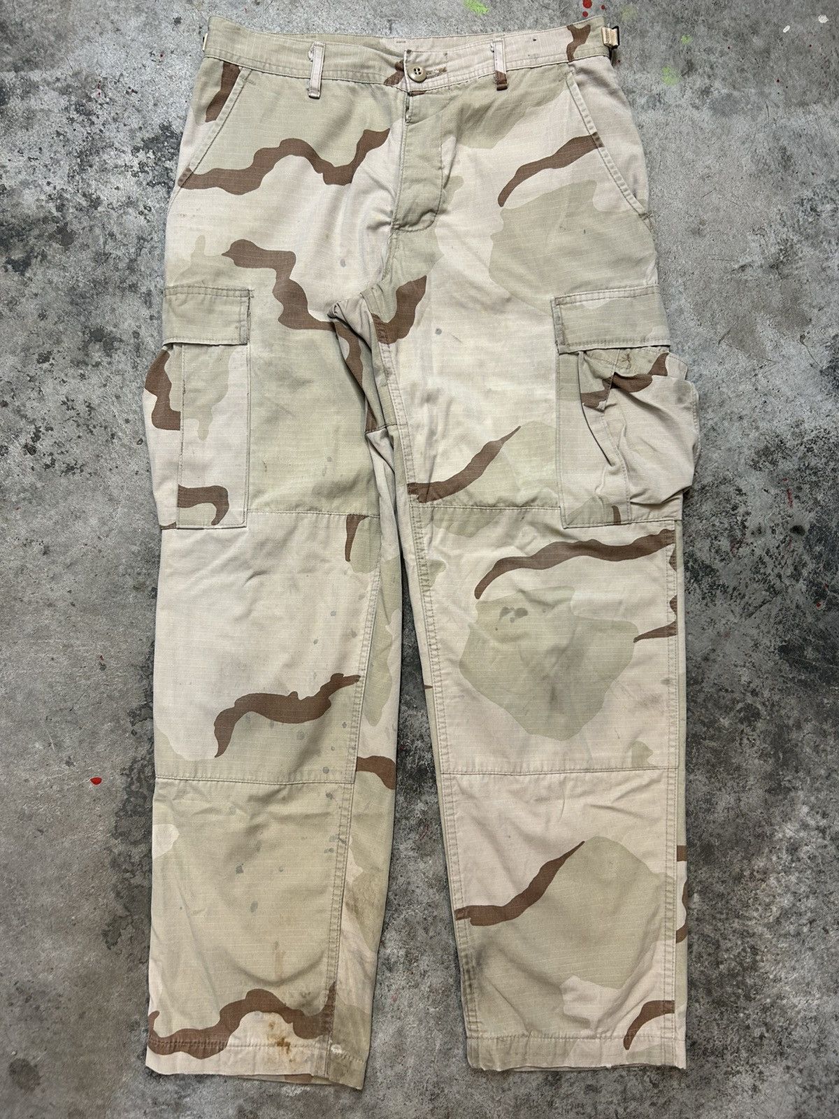 Vintage Nato Desert Camo Cargo Pants Size US 30 / EU 46 - 1 Thumbnail