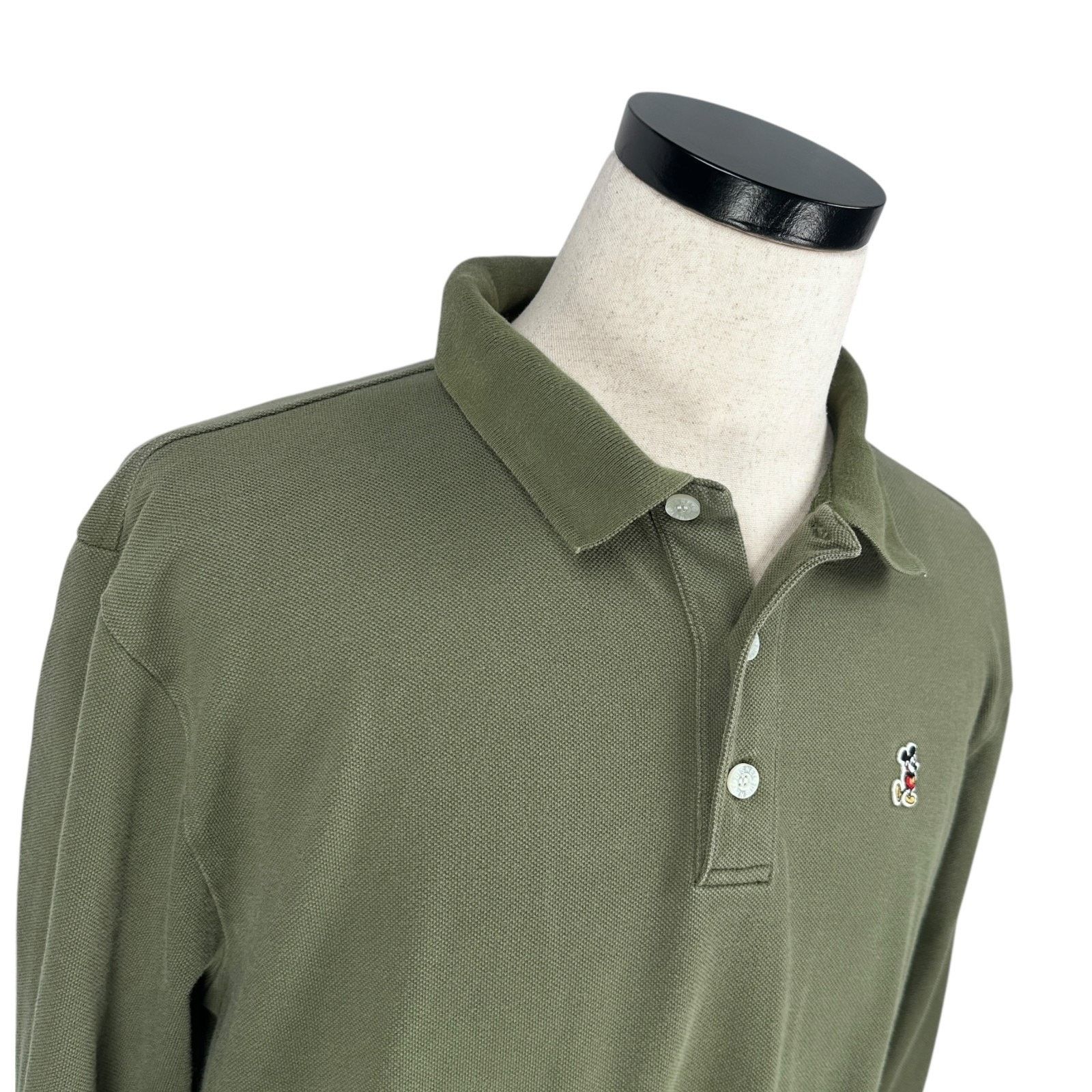 Disney Vintage Disney Mickey Mouse Polo Shirt Mens L Green Logo 90s Size US L / EU 52-54 / 3 - 2 Thumbnail