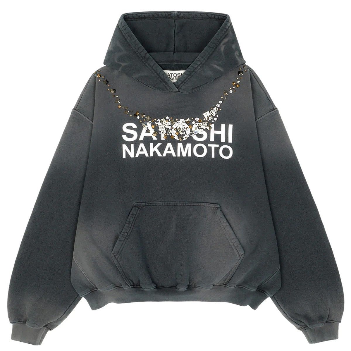 Satoshi Nakamoto SATOSHI NAKAMOTO - Iced Out Hoodie Size US M / EU 48-50 / 2 - 4 Thumbnail