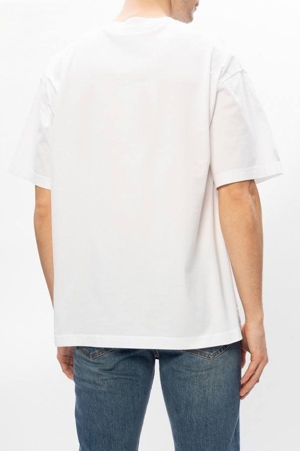Acne Studios 48/M - V-Neck Logo T-Shirt Size US M / EU 48-50 / 2 - 7 Thumbnail