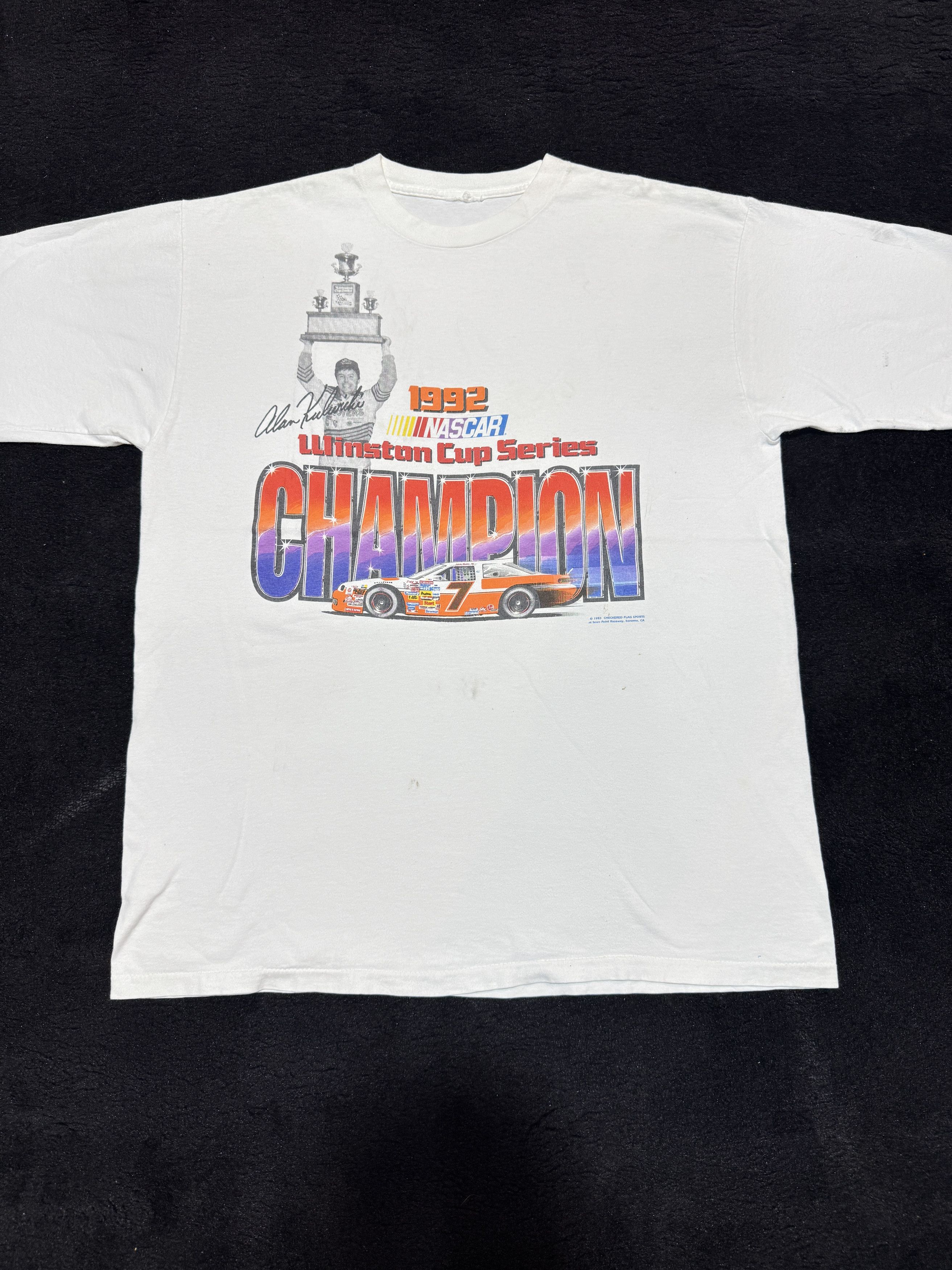 Chase Authentics Vintage NASCAR Winston Cup Series Distressed T shirt Size US L / EU 52-54 / 3 - 1 Thumbnail