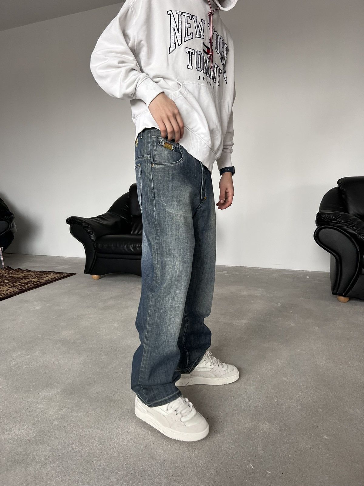 JNCO Vintage Karl Kani Jeans Baggy Fit Size US 28 / EU 44 - 12 Thumbnail