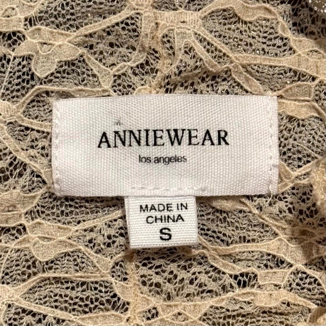 Other Anniewear Lace Top Mock Neck Sheer Long Sleeve Fairycore S Size S / US 4 / IT 40 - 4 Thumbnail