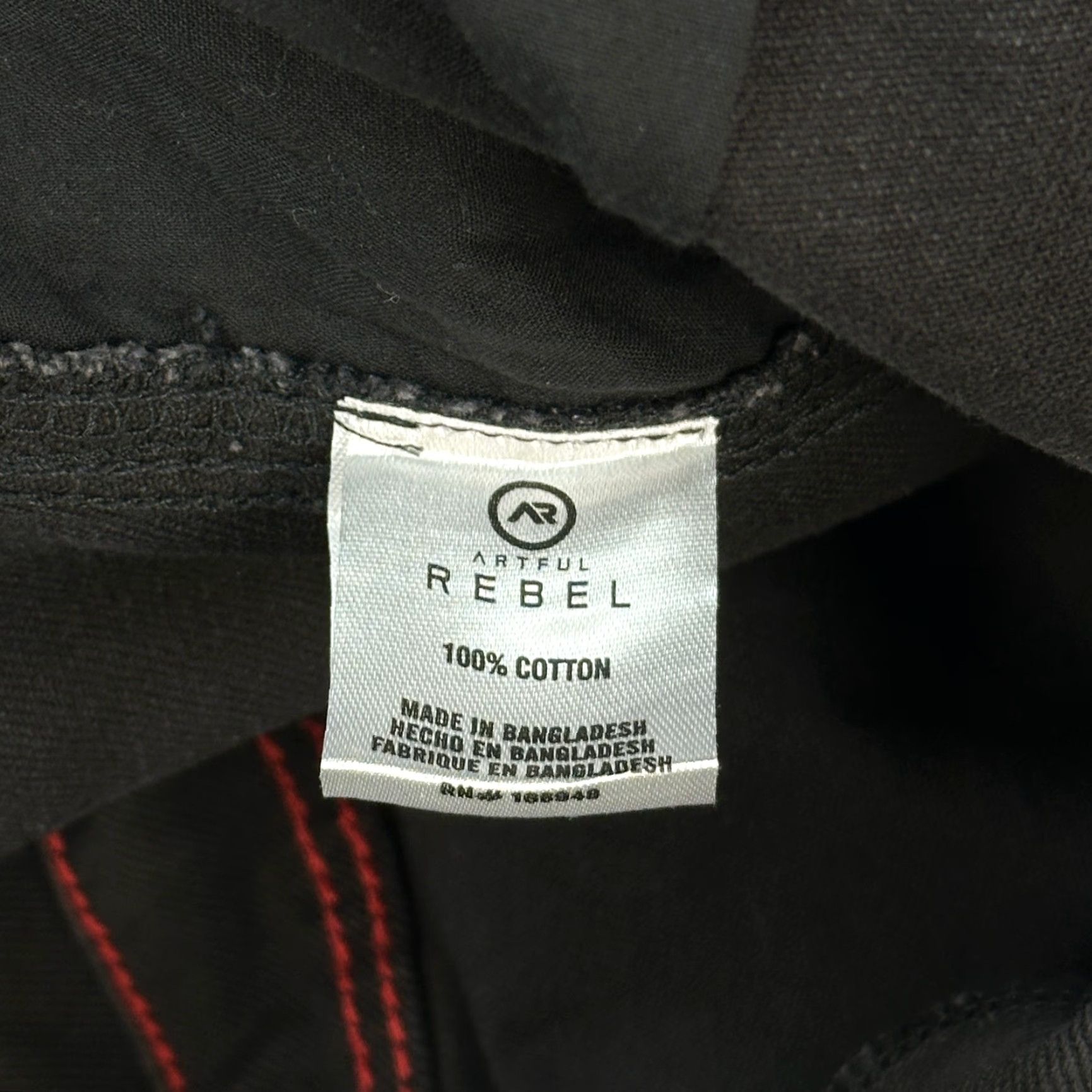 Vintage Artful Rebel Pants Mens 34x30 Black Canvas Relaxed Carpenter Utility Pants Mens 34 36x30 Size US 34 / EU 50 - 7 Thumbnail