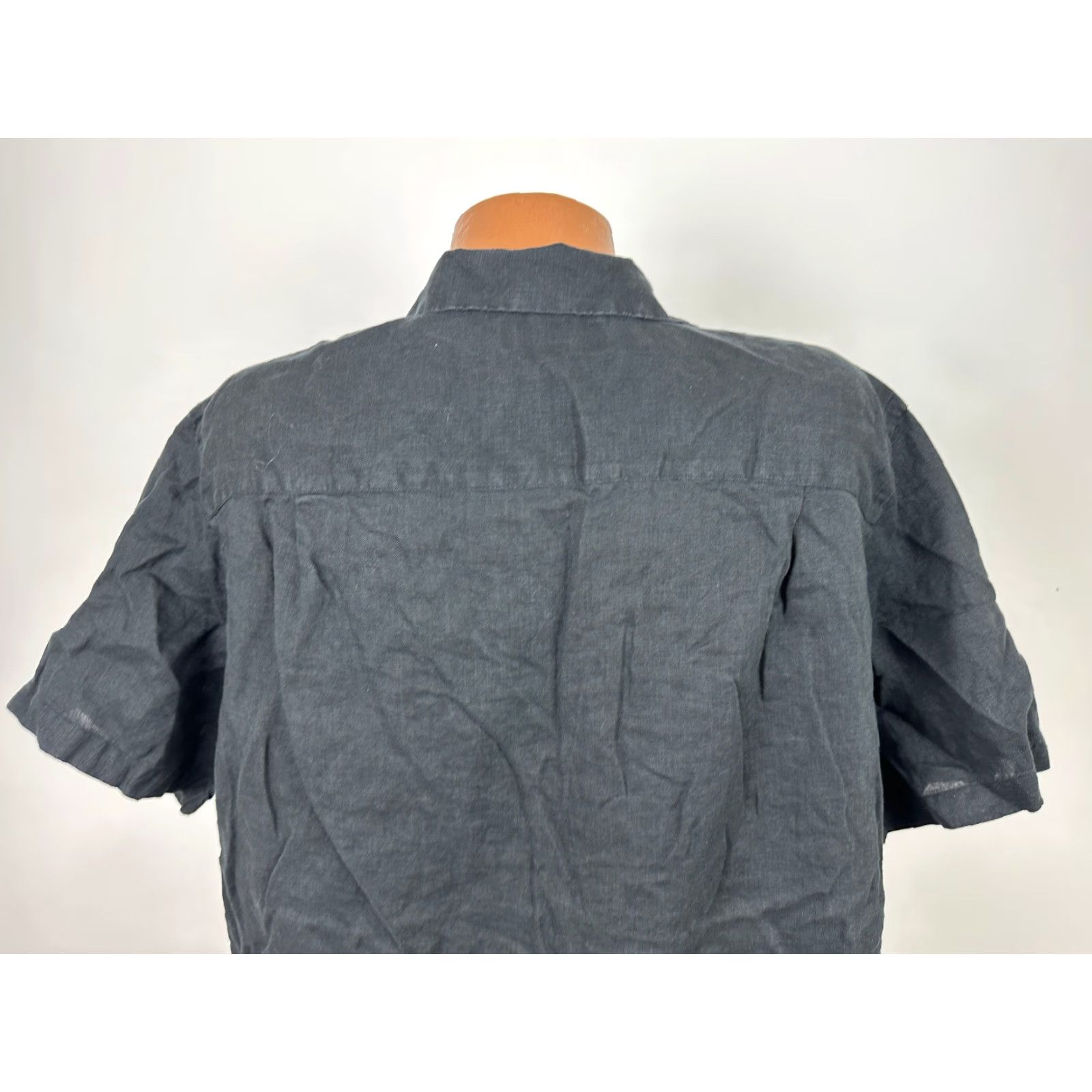 Vintage VINTAGE Paul Fredrick Linen Shirt Men Large Short Sleeve Button-Up Casual Summer 90s Size US L / EU 52-54 / 3 - 7 Thumbnail