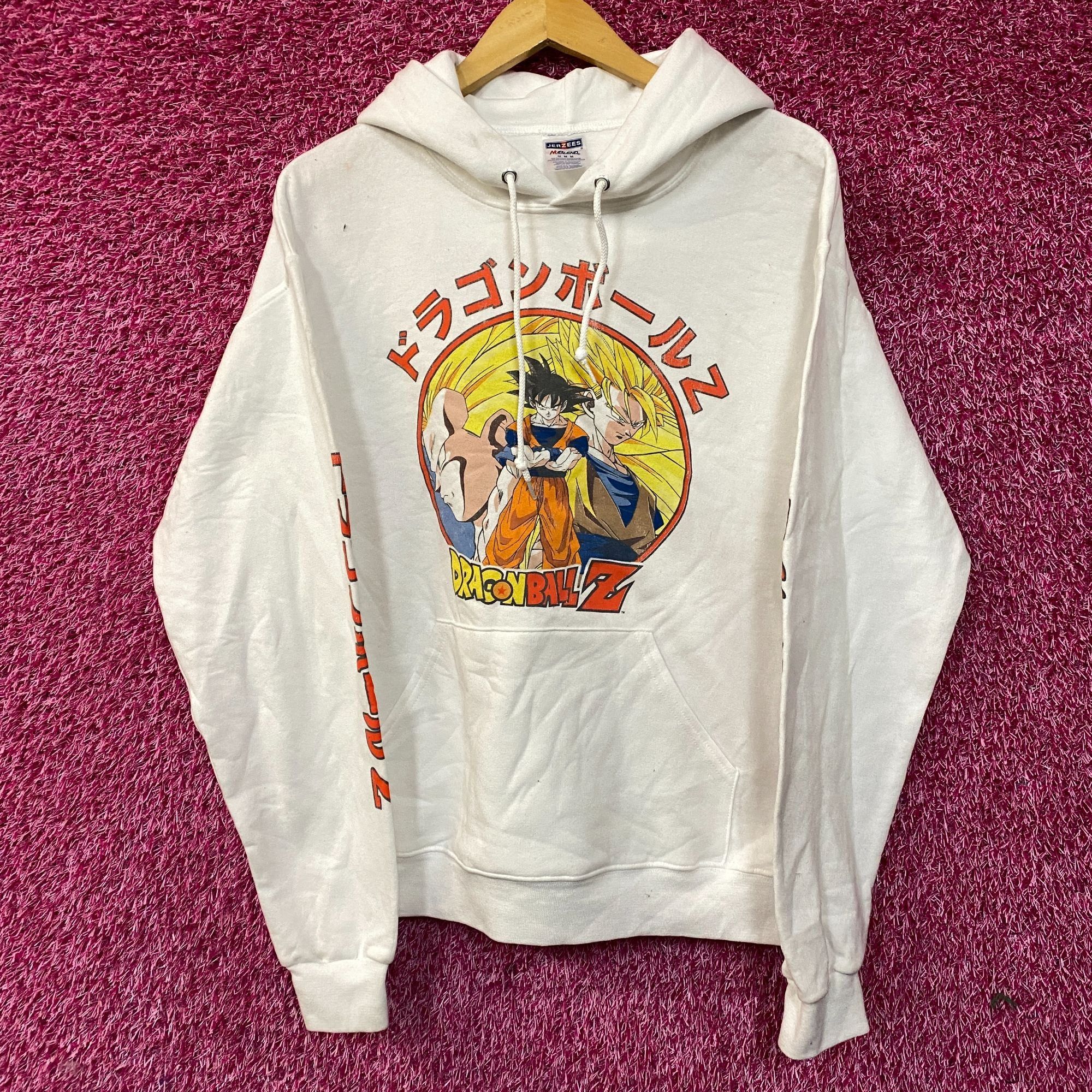 Jerzees Dragon Ball Z Goku & Vegeta Super Saiyan Anime Graphic Hoodi Size US M / EU 48-50 / 2 - 1 Thumbnail