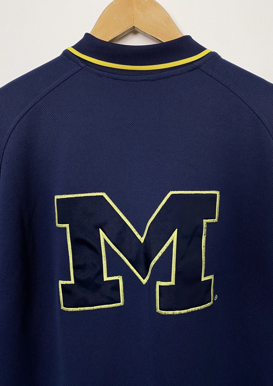 Nike Vintage Michigan Baseball Jersey Shirt Nike Size L-XL Blue Size US L / EU 52-54 / 3 - 8 Thumbnail