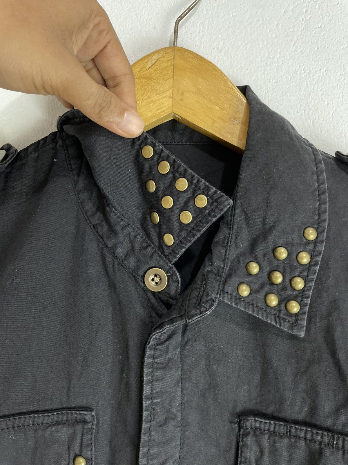 GOA Japanese Ozoc Gothic Studded Shirt Seditionaries Punks style Size US S / EU 44-46 / 1 - 5 Thumbnail