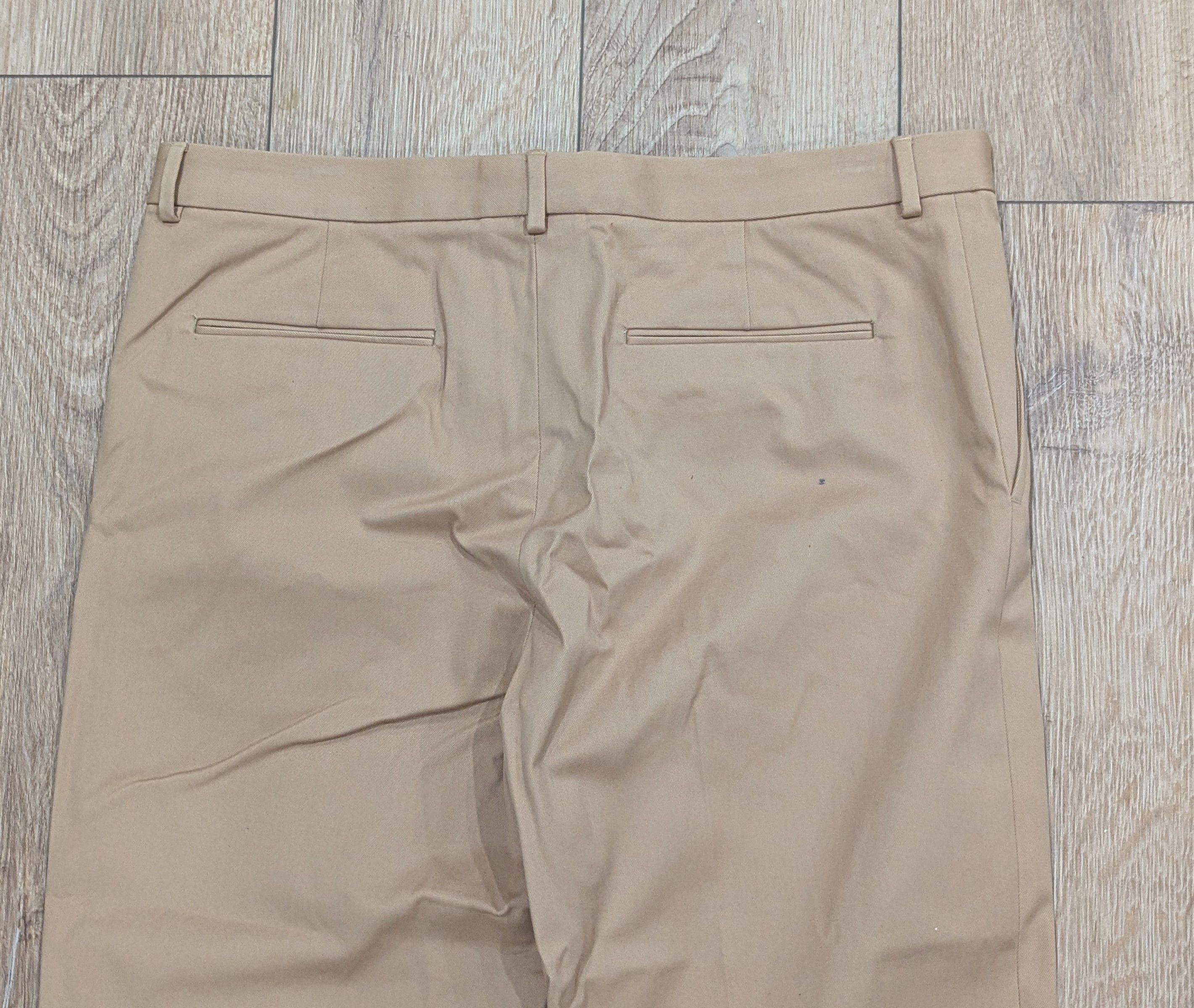 Valentino Valentino Flat Front Chino Pants Beige 52 US 36 Size US 36 / EU 52 - 4 Thumbnail