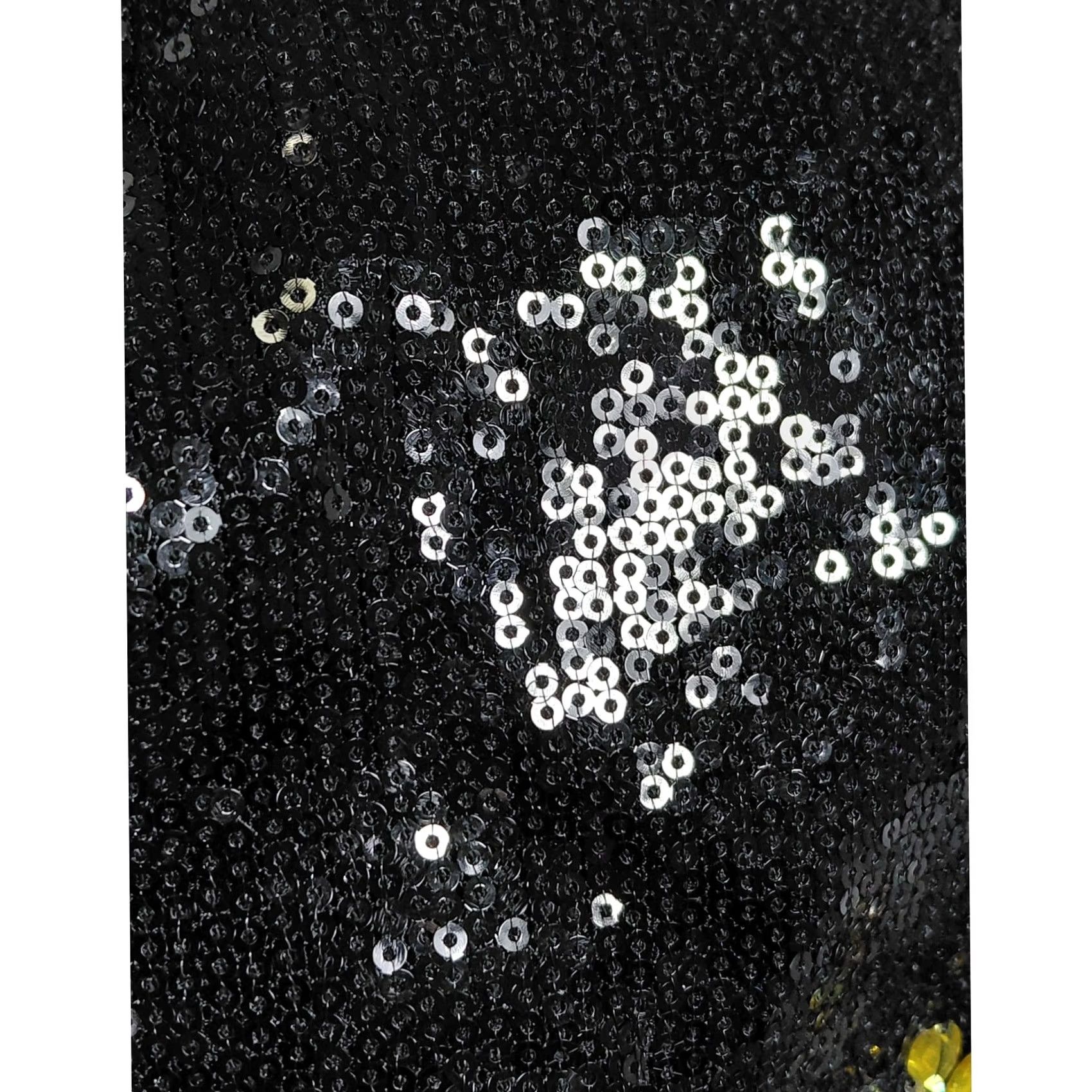 Mac Duggal Mac Duggal Sequin Fringe Dress Black Solid Sleeveless Short Women Size 4 Size 27" / US 4 / IT 40 - 3 Thumbnail