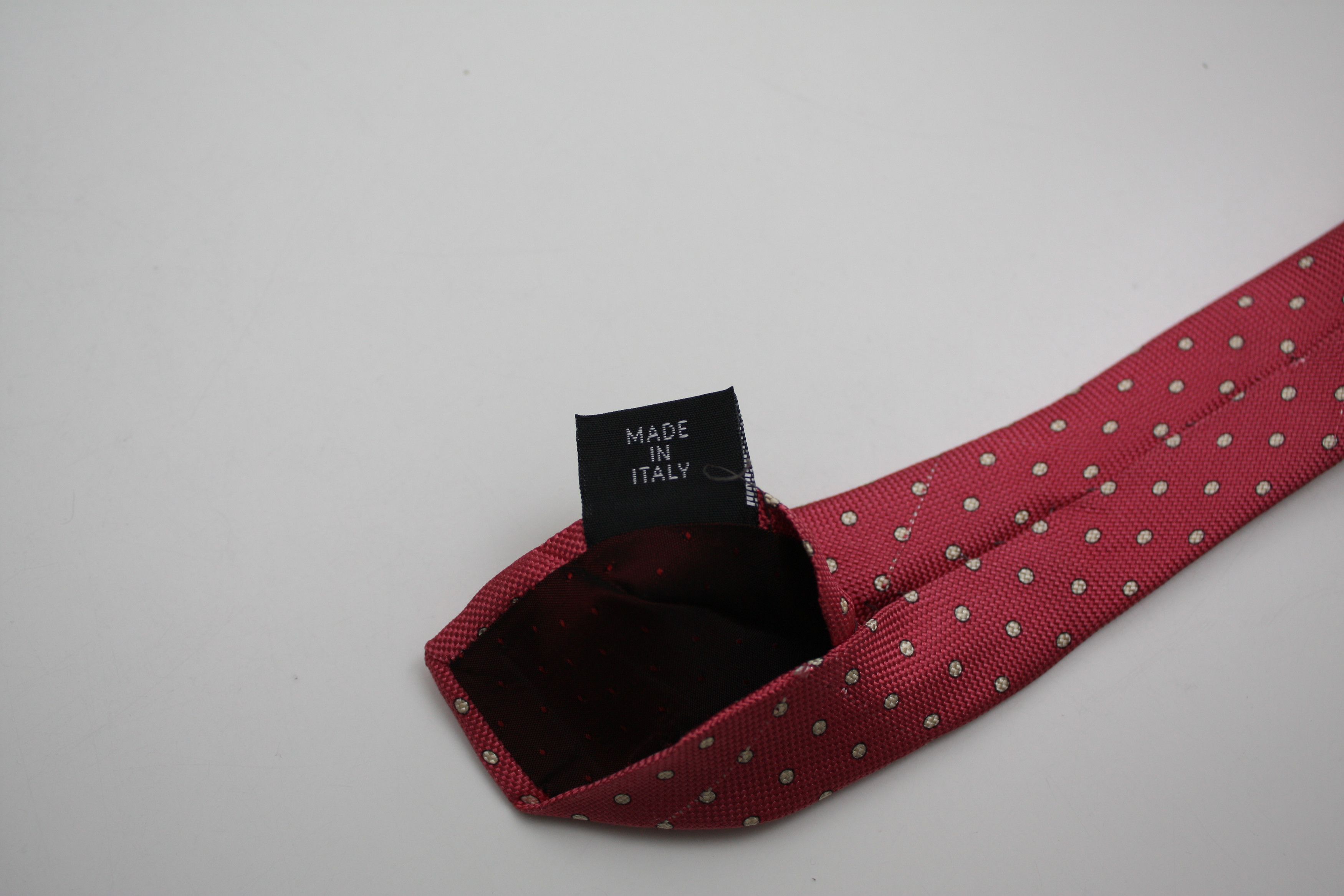 Versace Gianni Versace Pink Silk Tie Made In Italy Size ONE SIZE - 7 Thumbnail