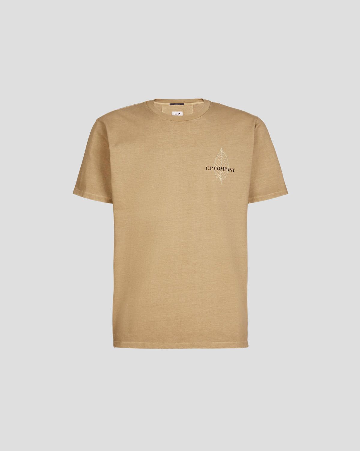 o1y1224 Logo Crewneck T-Shirt in Light Brown