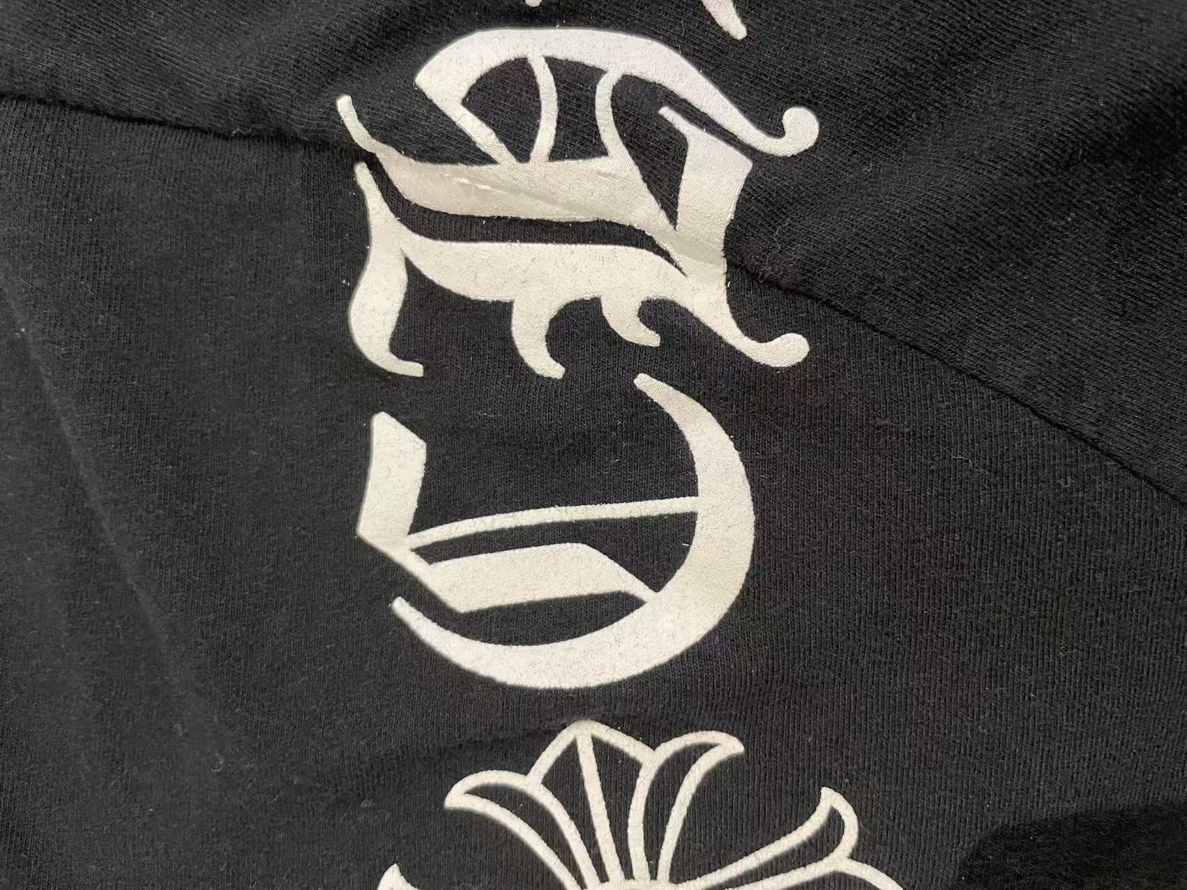 Chrome Hearts Chrome Hearts Back USA Script Dagger Logo Short Sleeve Tee Size US L / EU 52-54 / 3 - 5 Thumbnail