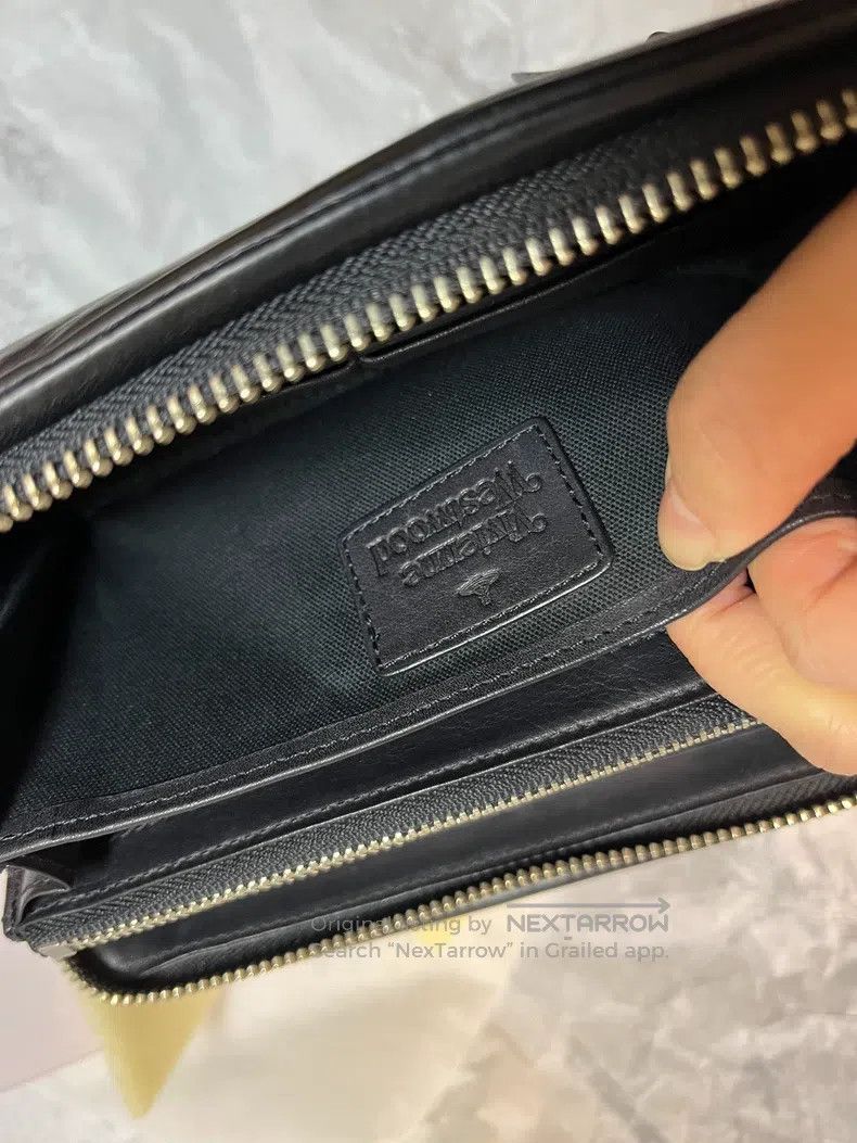 Vivienne Westwood Vivienne Westwood Zipper wallet, black, long style Size ONE SIZE - 5 Thumbnail