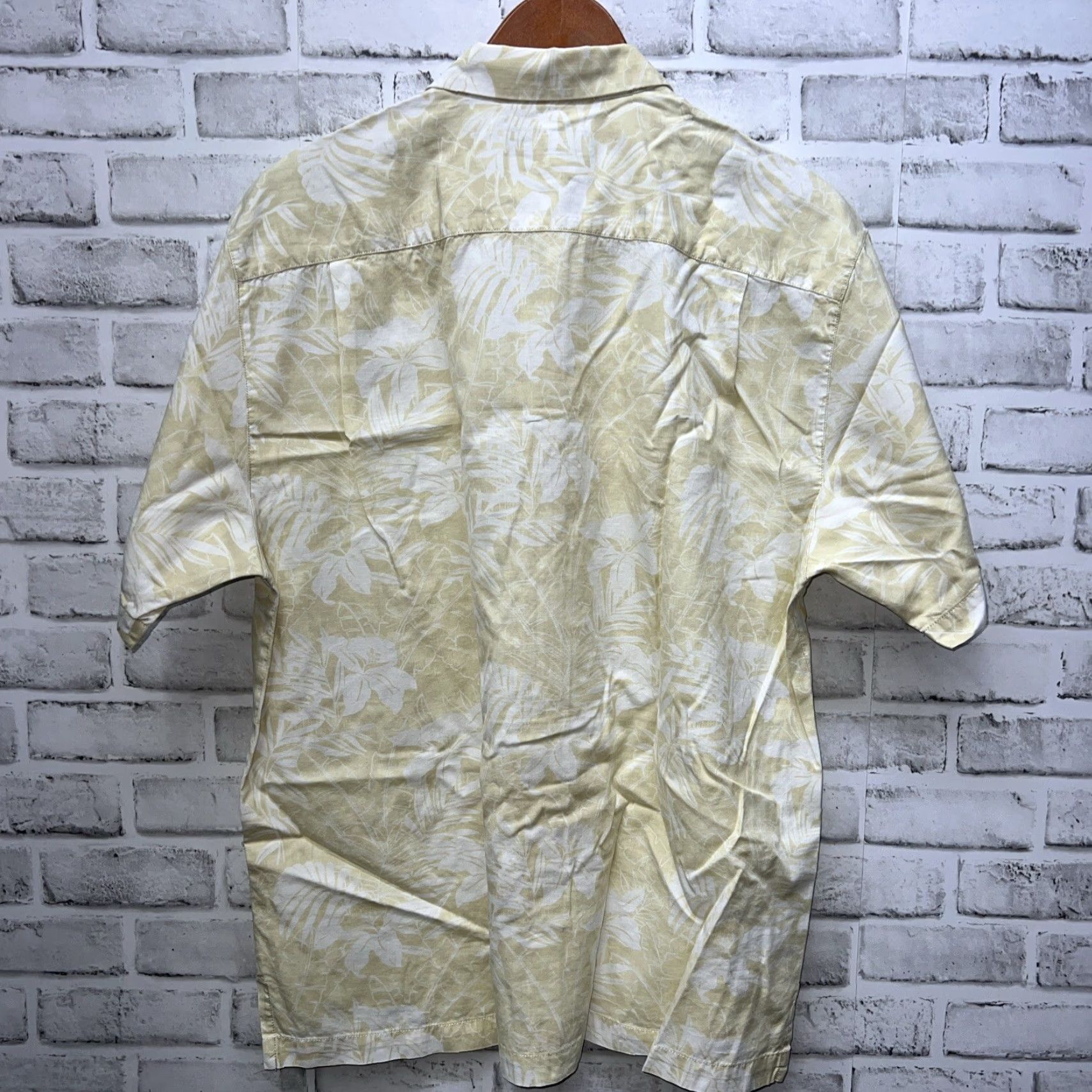 Reyn Spooner VINTAGE Reyn Spooner Hawaiian Shirt Mens L Short Sleeve Button-Up Yellow 24" Pit to Pit Mens Size US L / EU 52-54 / 3 - 4 Thumbnail