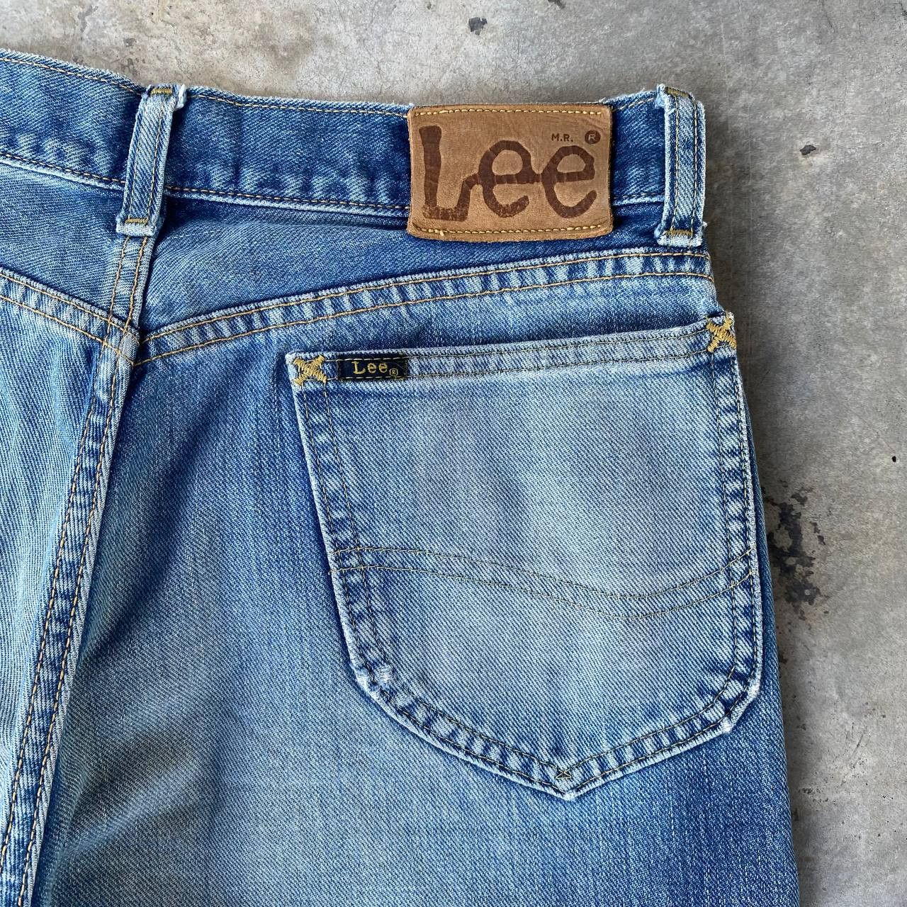 Lee Vintage 90s LEE RIDERS SELVEDGED Loose Denim Grunge Bluewash Size US 28 / EU 44 - 18 Thumbnail
