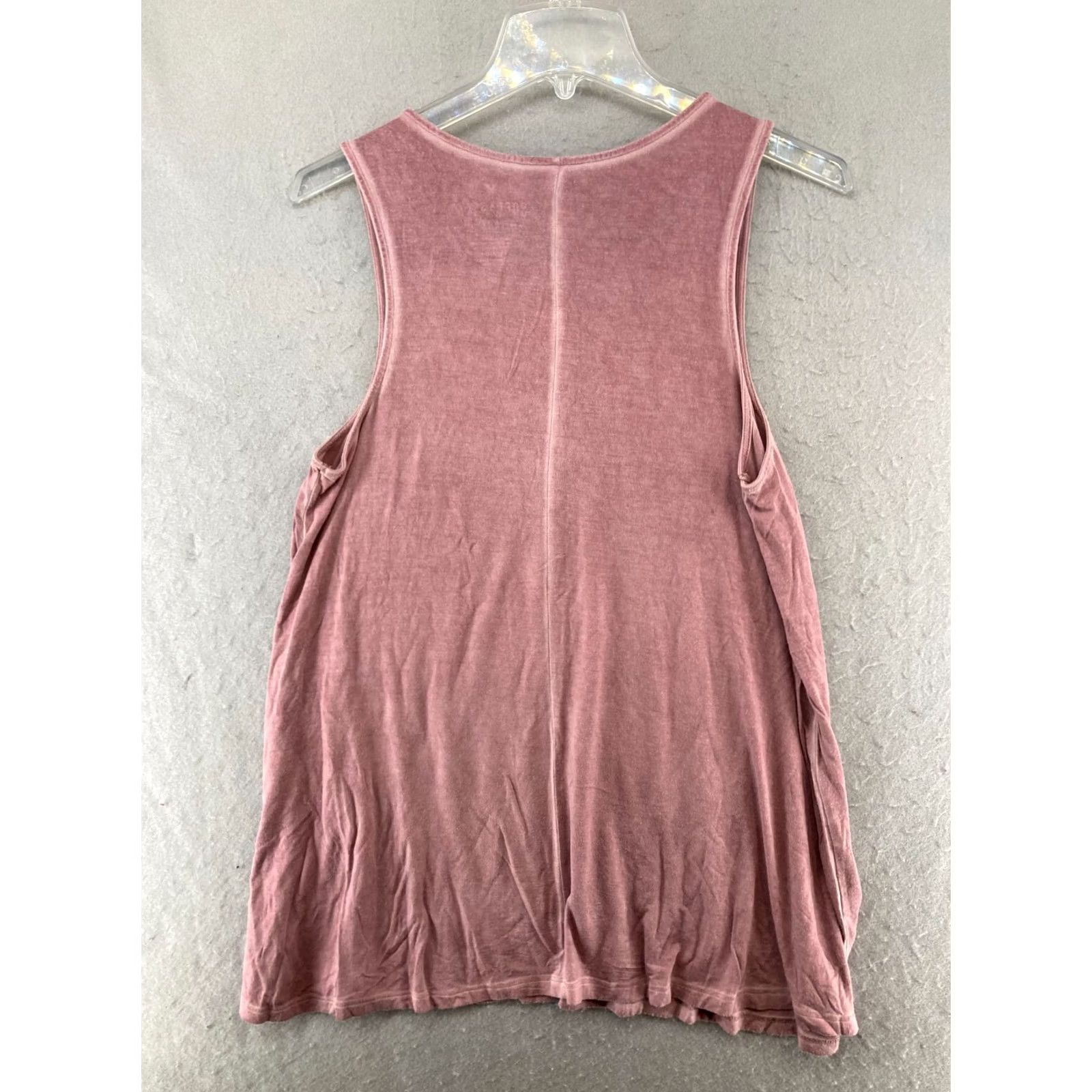 American Eagle Outfitters American Eagle Outfitters Shirt Womens Small Pink Tank V-Neck Sleeveless Knit Casual Bohemian 90s? (No) Size S / US 4 / IT 40 - 6 Thumbnail