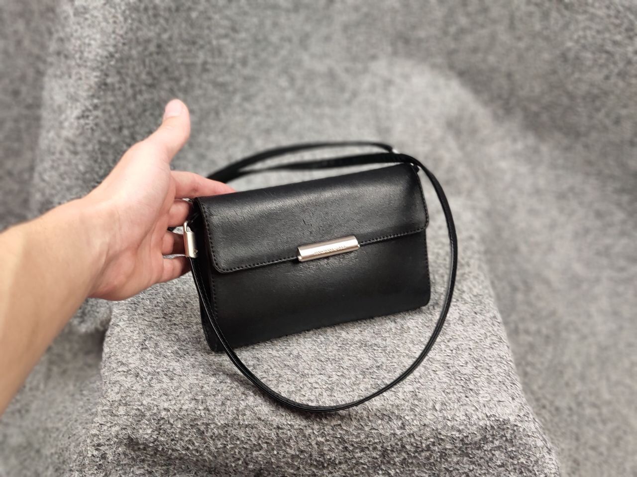 Mandarina Duck Mandarina Duck Mini leather black Messenger shoulder bag Size ONE SIZE - 4 Thumbnail