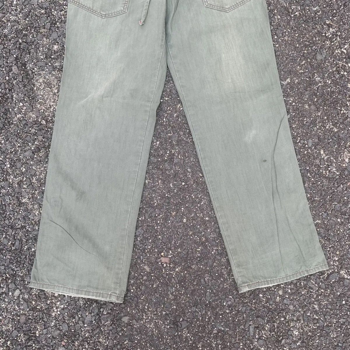 Japanese Brand FADED TROUSERS 36x31 JAPANESE VINTAGE ROLL UPS UTILITY PANTS Size US 36 / EU 52 - 3 Thumbnail