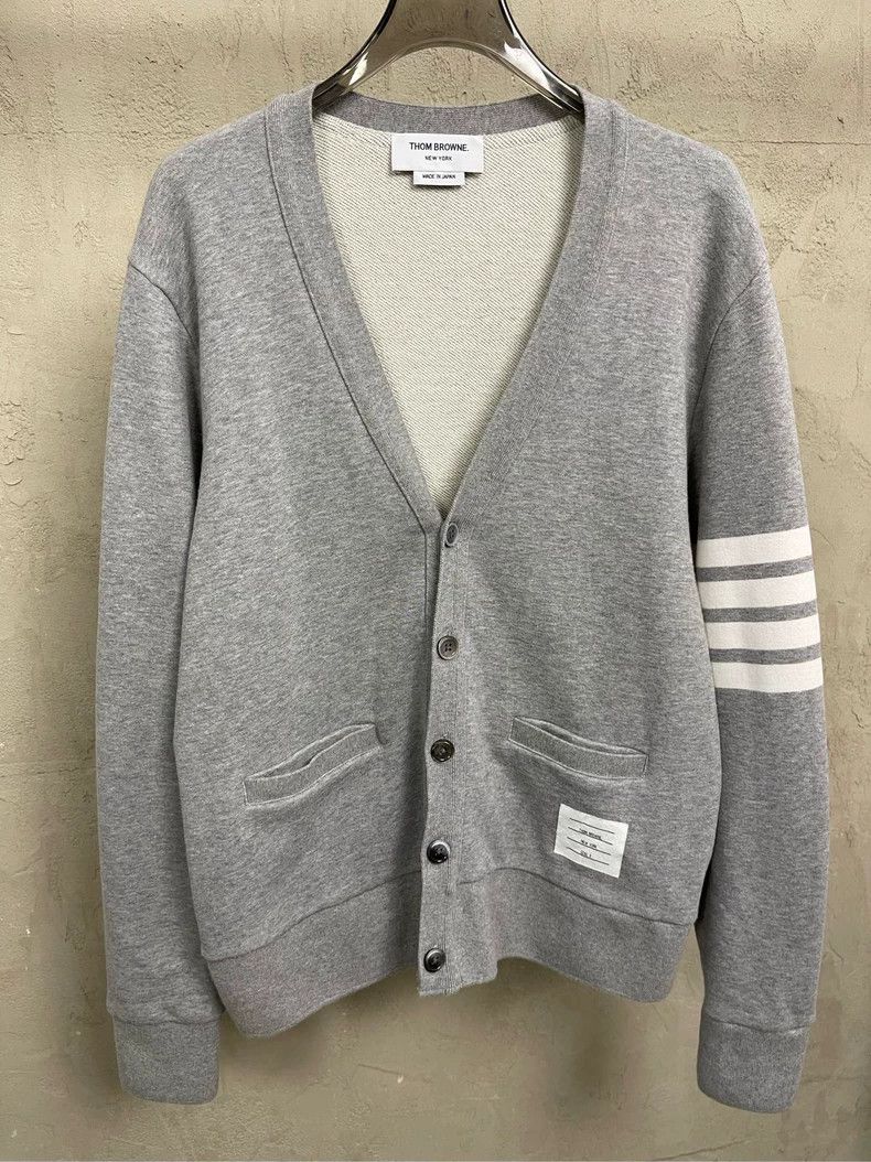 Thom Browne Thom Browne size3 Blue and green striped wool sweater Size US L / EU 52-54 / 3 - 4 Thumbnail