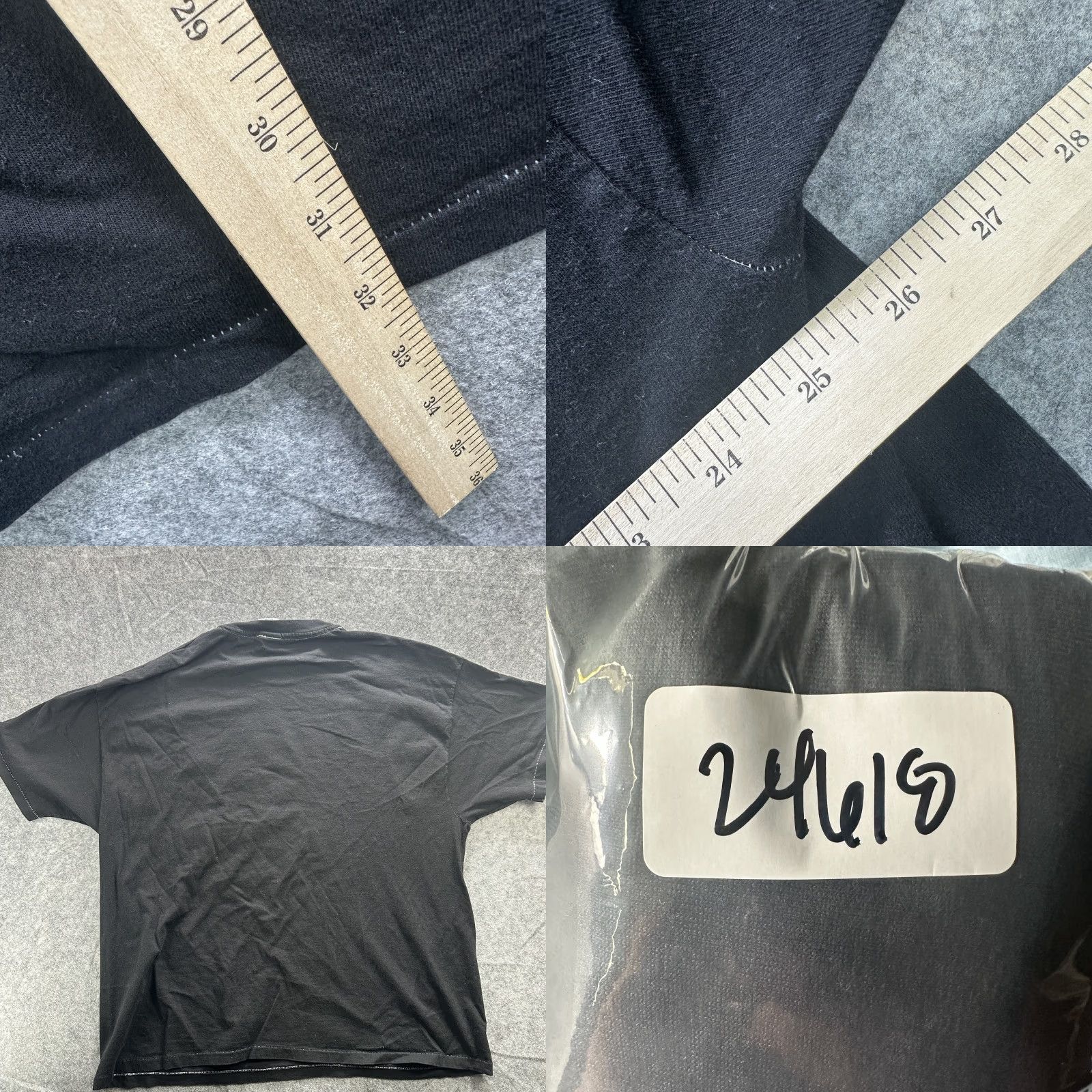 Tommy Hilfiger VINTAGE Tommy Hilfiger T-Shirt Men XL Black Logo Graphic 90s Made in USA Size US XL / EU 56 / 4 - 8 Thumbnail