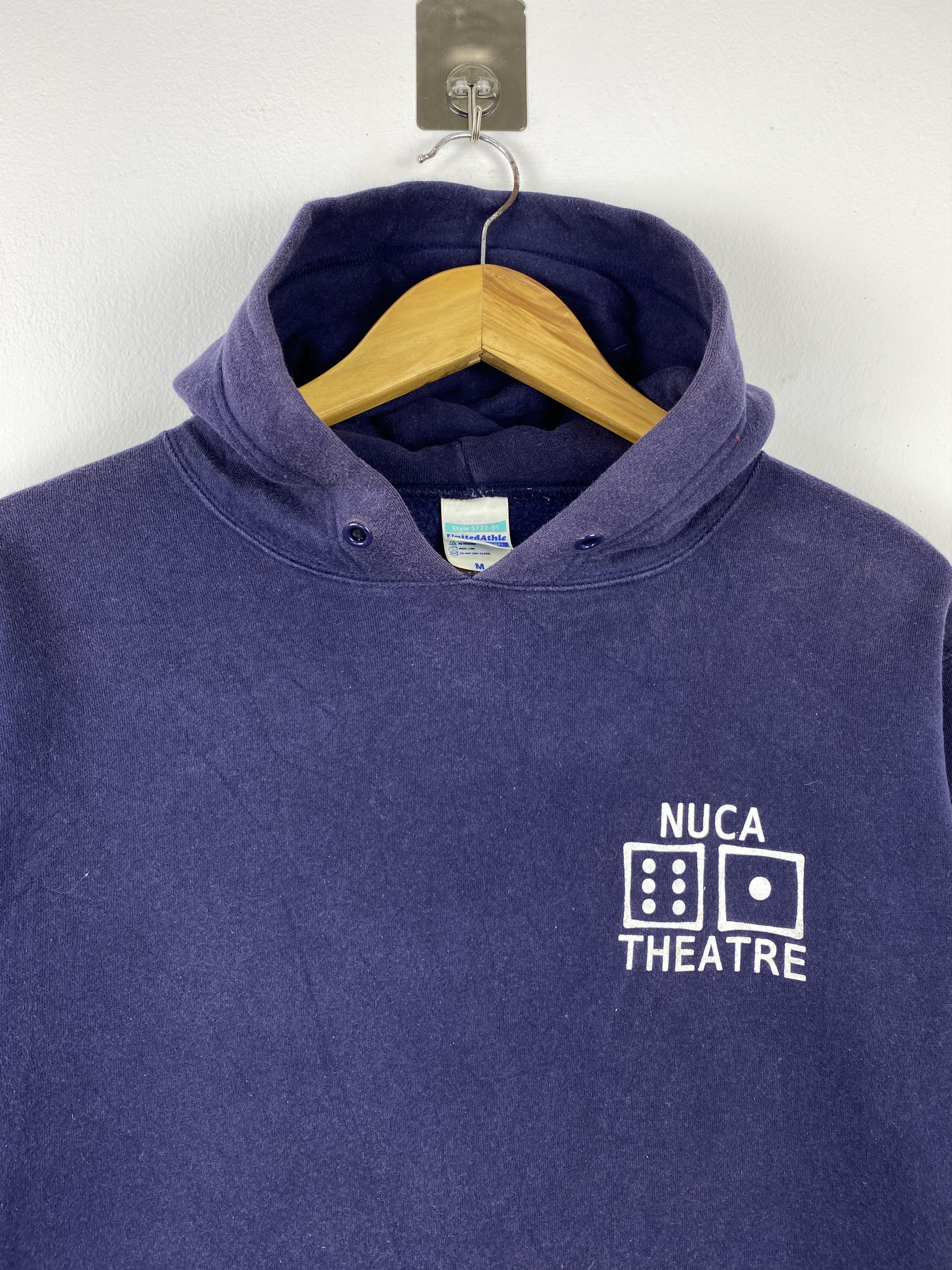 Japanese Brand Vintage Nuca Theatre Dice Logo Hoodie BP0059 Size US M / EU 48-50 / 2 - 2 Thumbnail