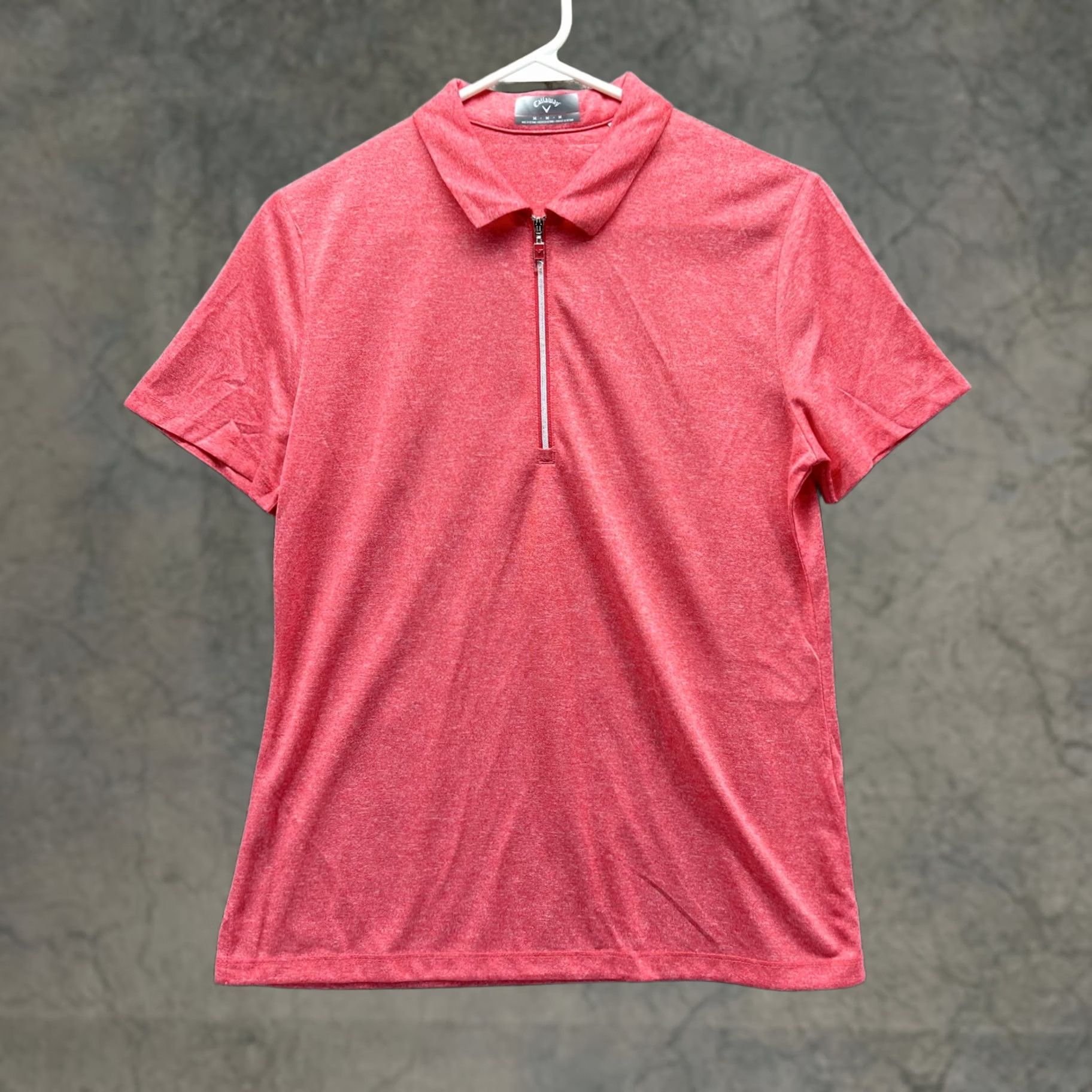 Callaway Callaway Polo Shirt Women Medium Pink Short Sleeve Knit Polyester Button Collar Polo Basic All Seasons Slim Fit Regular The End Mens Womens Boys Girls Size M / US 6-8 / IT 42-44 - 1 Thumbnail