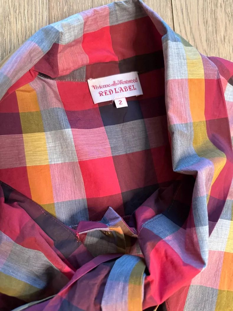 Vivienne Westwood Vivienne Westwood size2 Red checkered dress Size S / US 4 / IT 40 - 3 Thumbnail