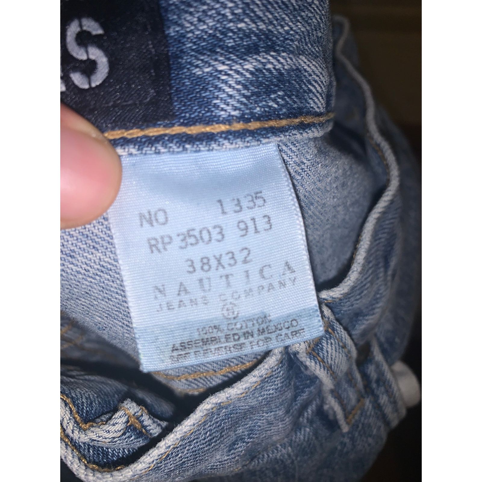 Nautica × Vintage Nautica Jeans Company Light Wash Denim Jeans 38x32 USA Fit Size US 38 / EU 54 - 5 Thumbnail