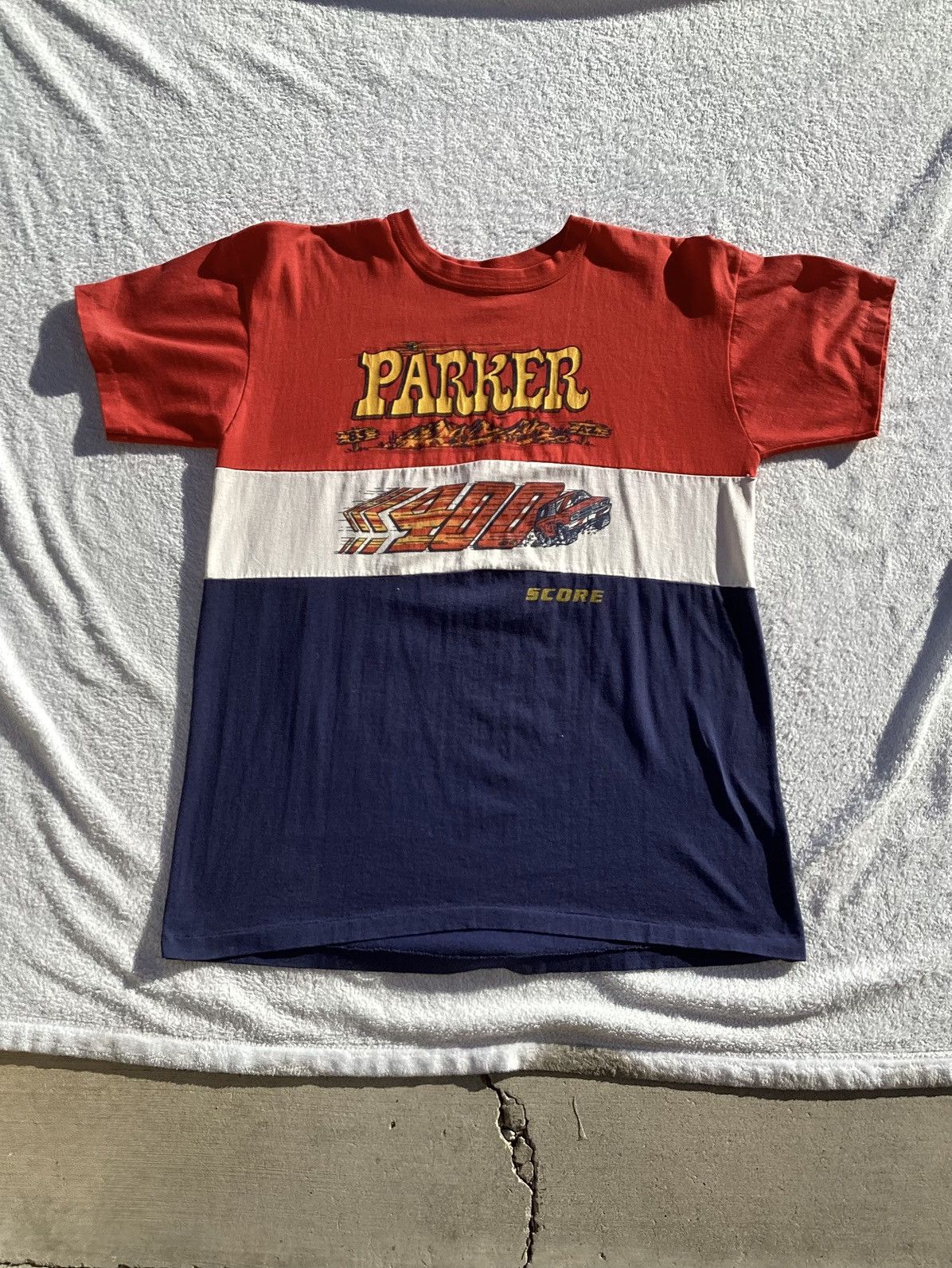 Other Vtg 1985 Parker 400 off-road racing single stitch USA made T Size US L / EU 52-54 / 3 - 1 Thumbnail