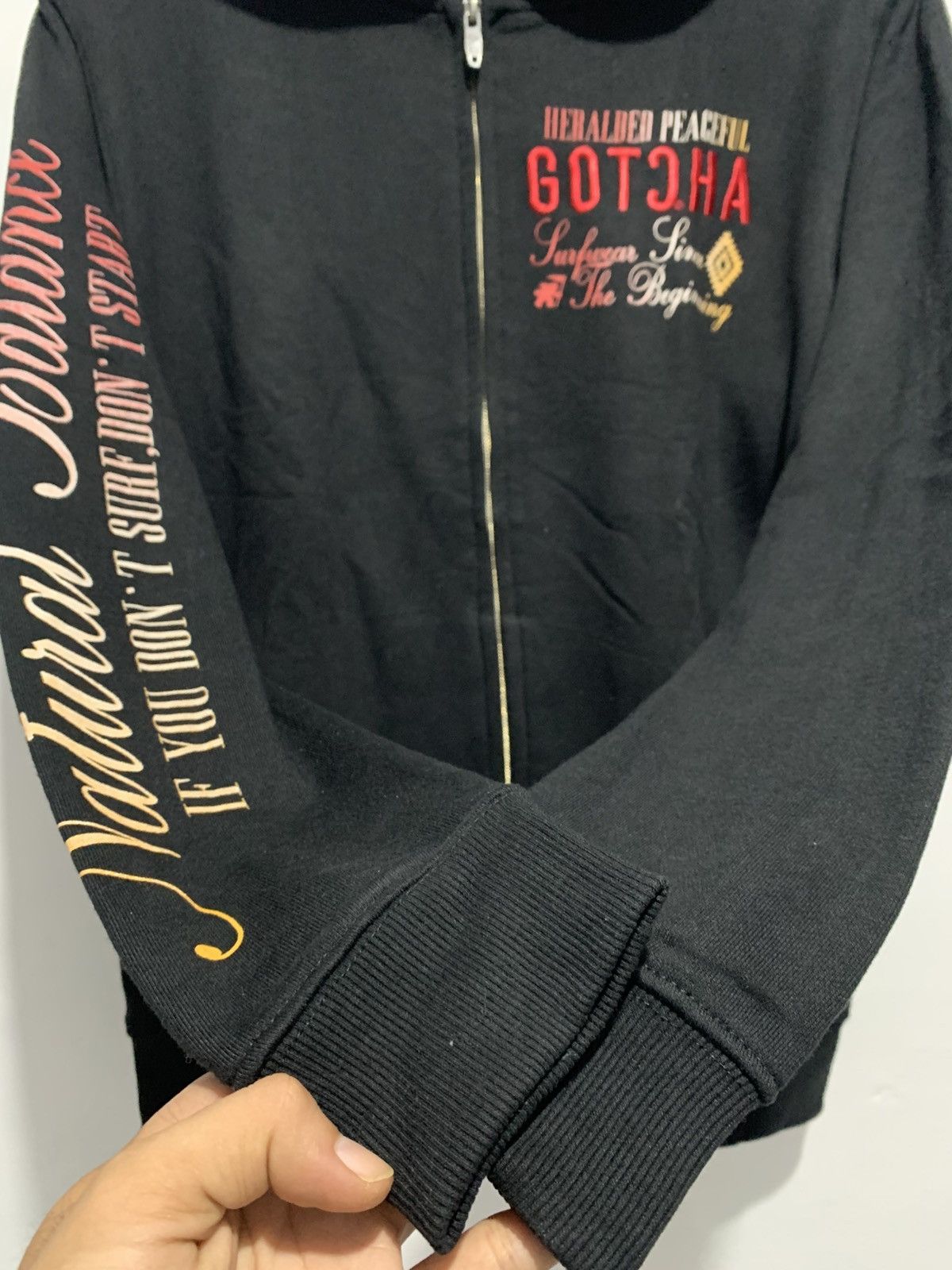 Vintage 🇺🇸 Gotcha the Blue Gool Poem Gotchic Surfware Zip Jacket Size US L / EU 52-54 / 3 - 4 Thumbnail