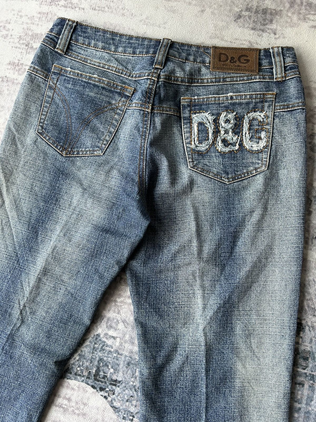 Dolce & Gabbana Dolce & Gabbana D&G EMBROIDERY Jeans Size US 31 - 10 Thumbnail