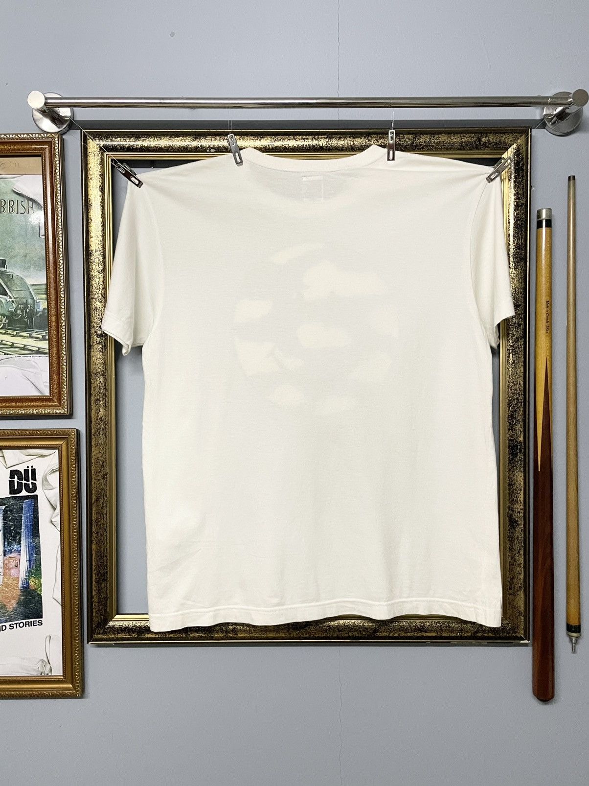 Moschino Vintage Designer Moschino Cloud Art Smiley Face Graphic Tee Size US M / EU 48-50 / 2 - 7 Thumbnail