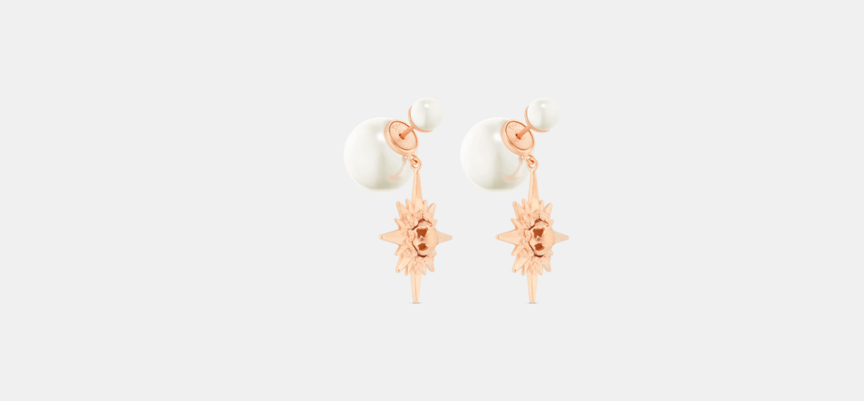 Dior o1w1db10424 Size: OS Dior Tribales Earrings in White/Pink Size ONE SIZE - 1 Thumbnail